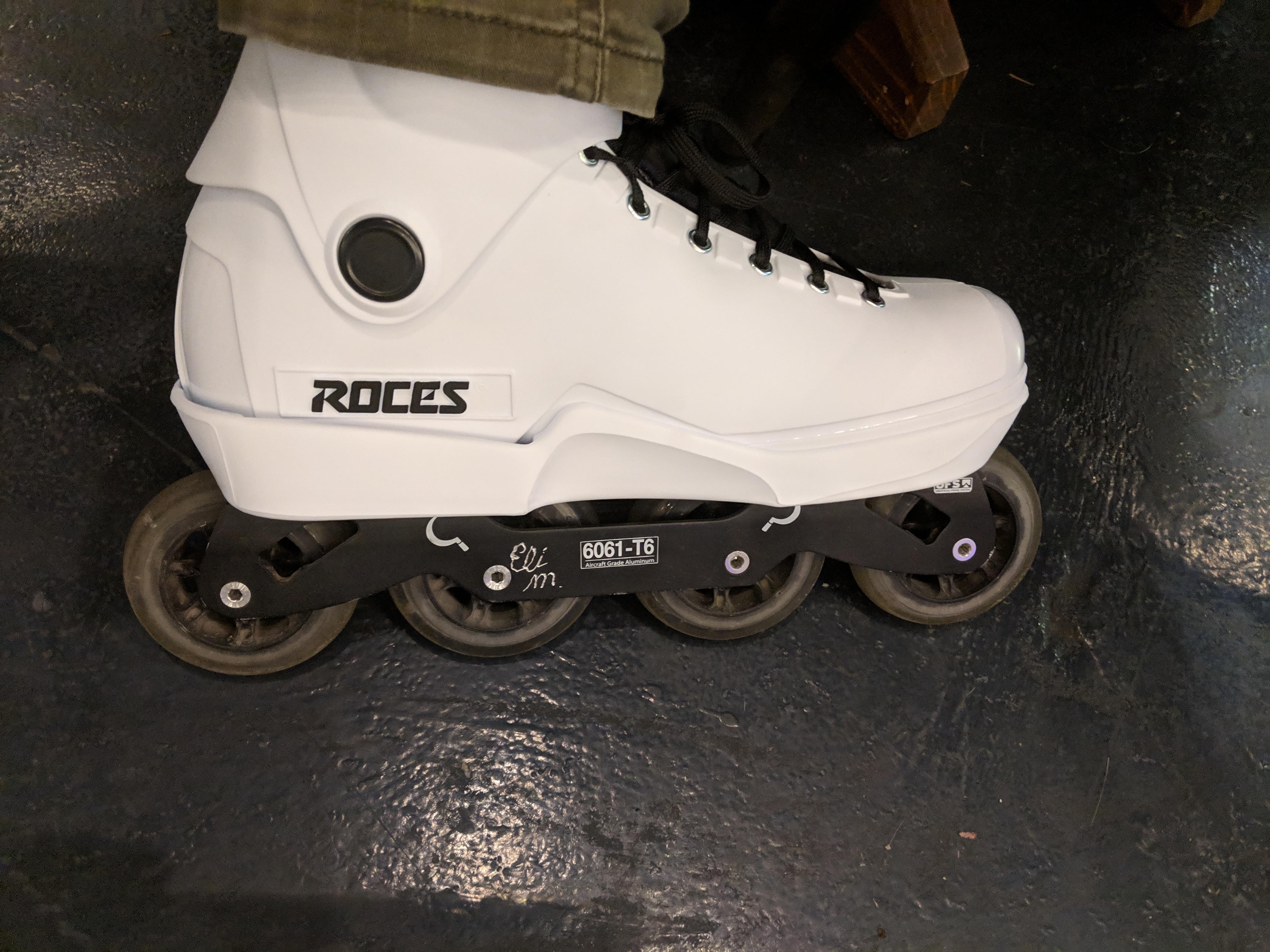 Gc with 84mm on roces m12lo brand new today r/rollerblading