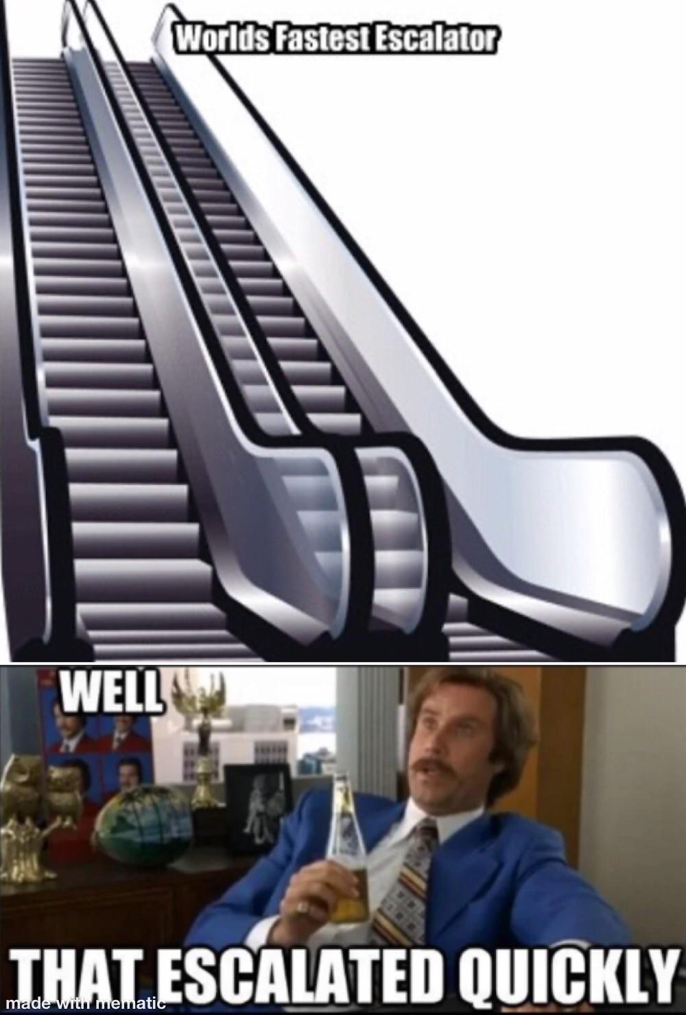 Escalator r/memes