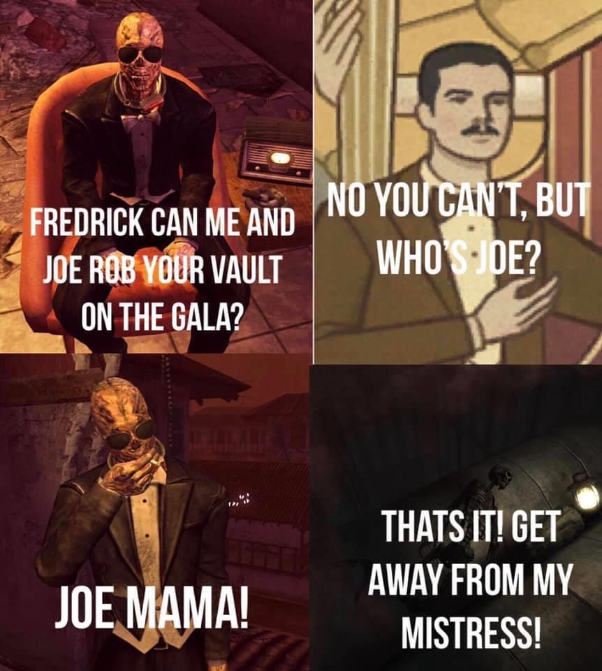 Crap tier new Vegas memes thread r/NewVegasMemes