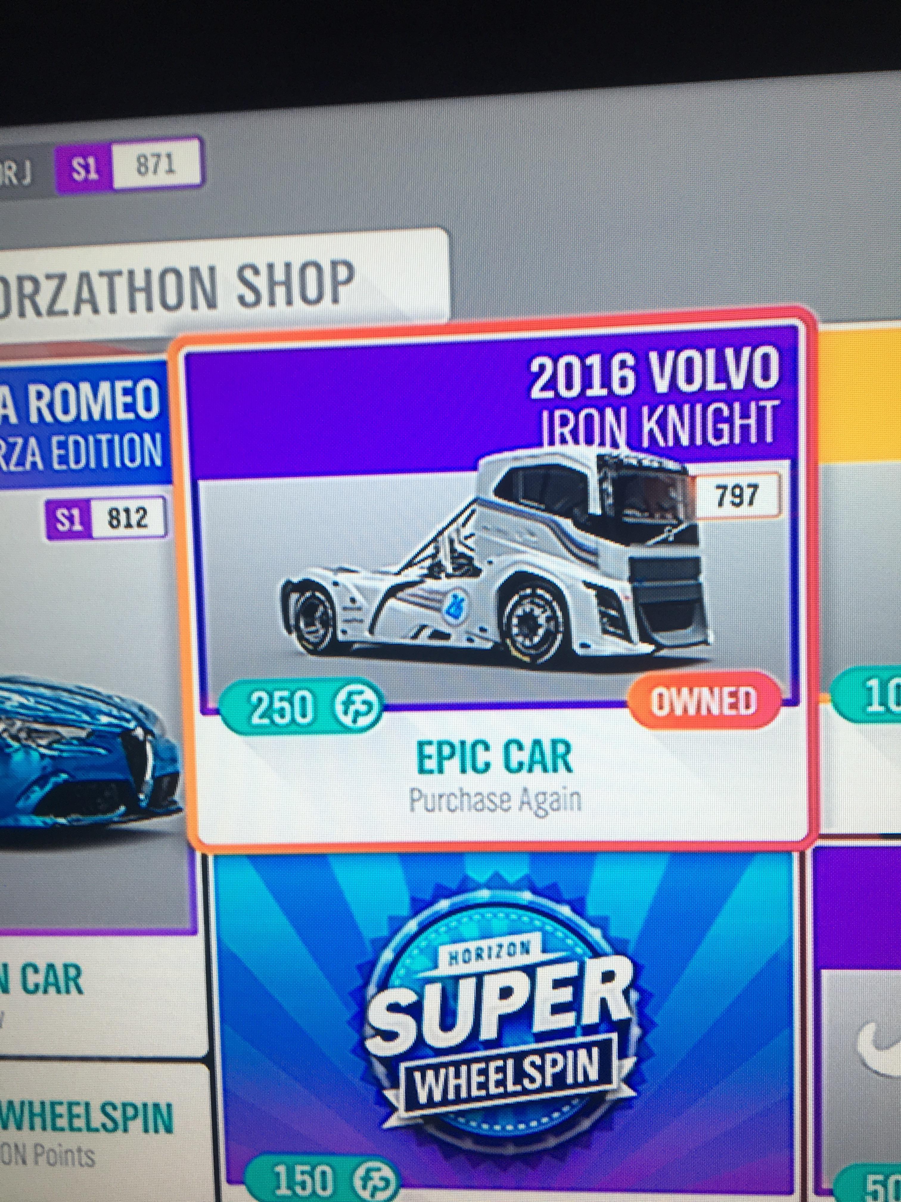 Why isn’t there a new car this season? forza