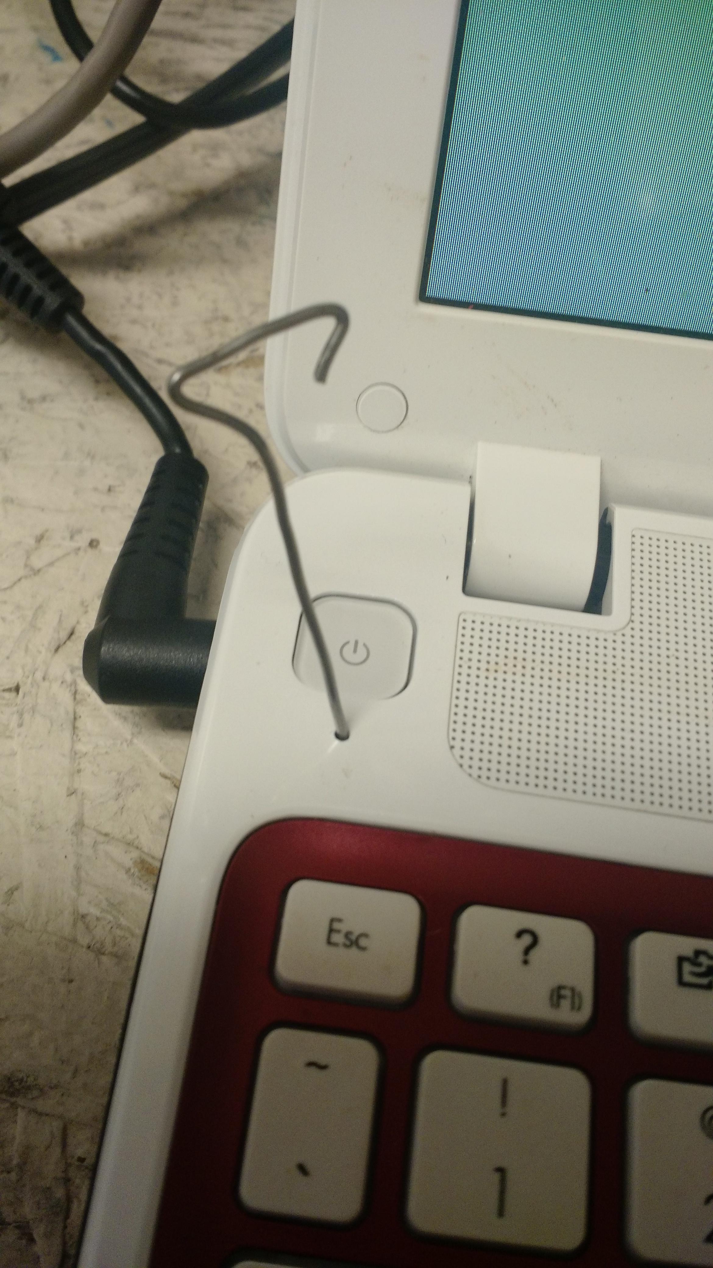 Engineered a solution for broken power button