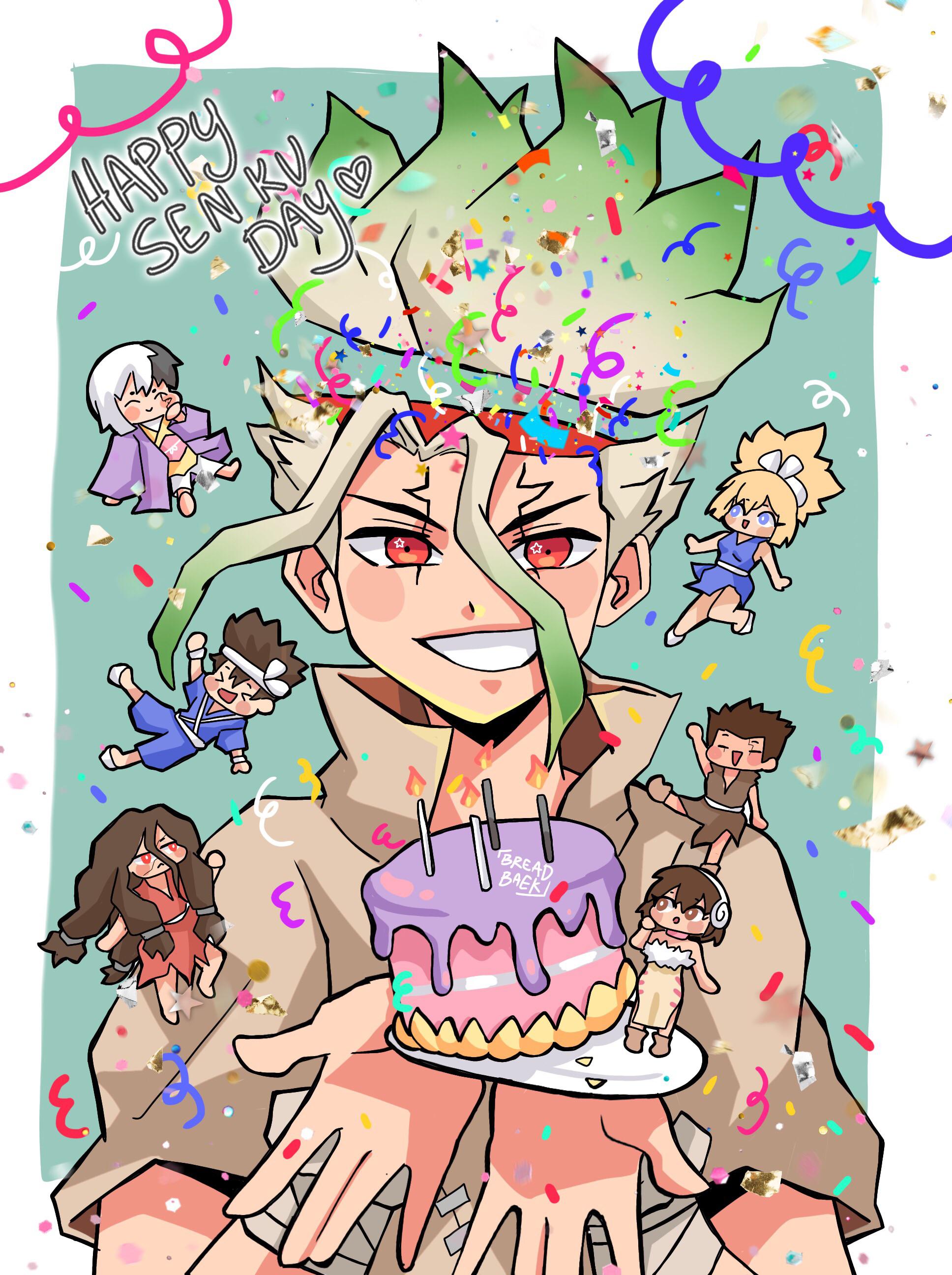 Happy Senku day! By me 3 r/DrStone