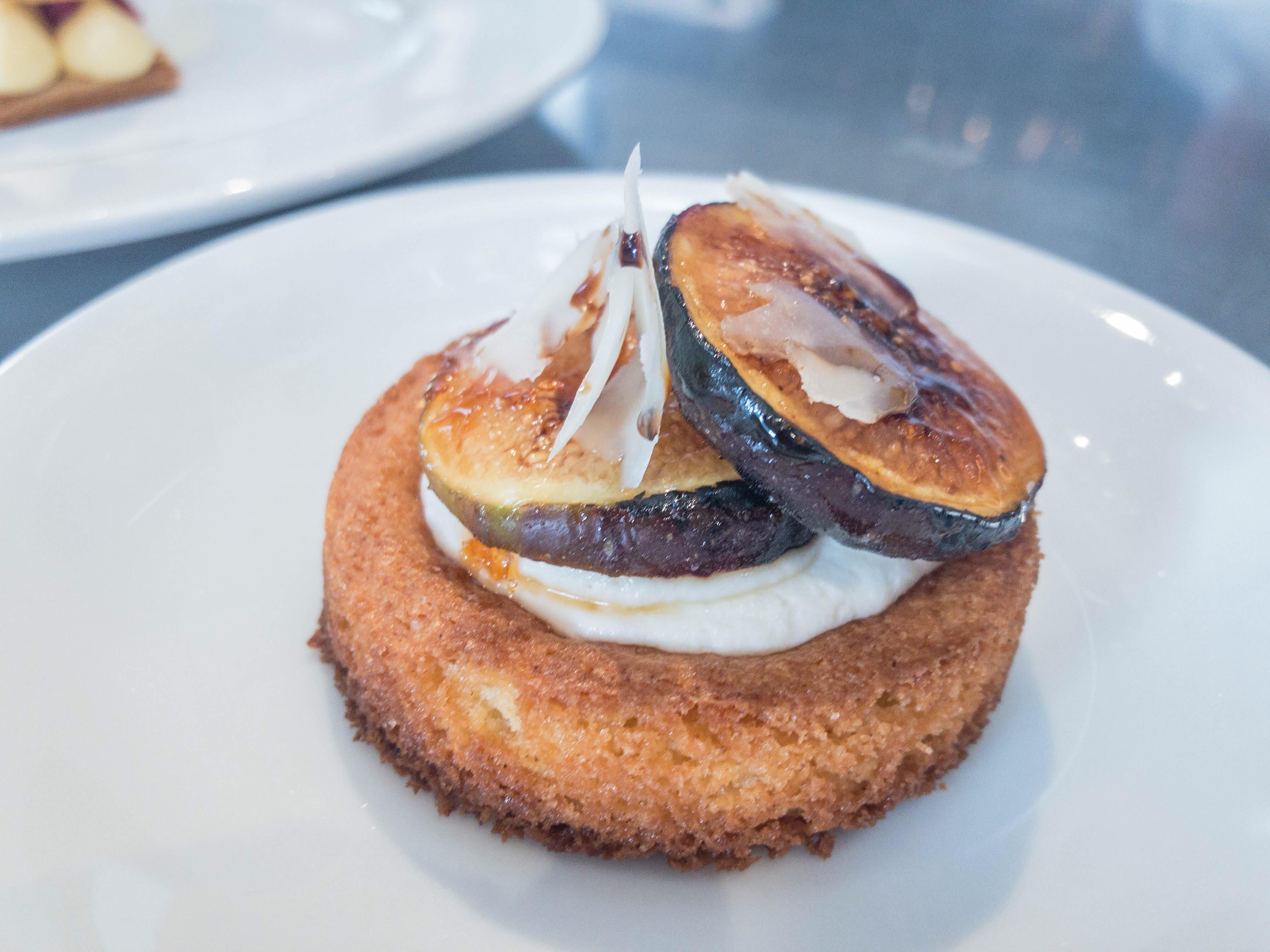 [Pro/Chef] "Breton" Tart with Manchego Cheese and Caramelized Fig r/food