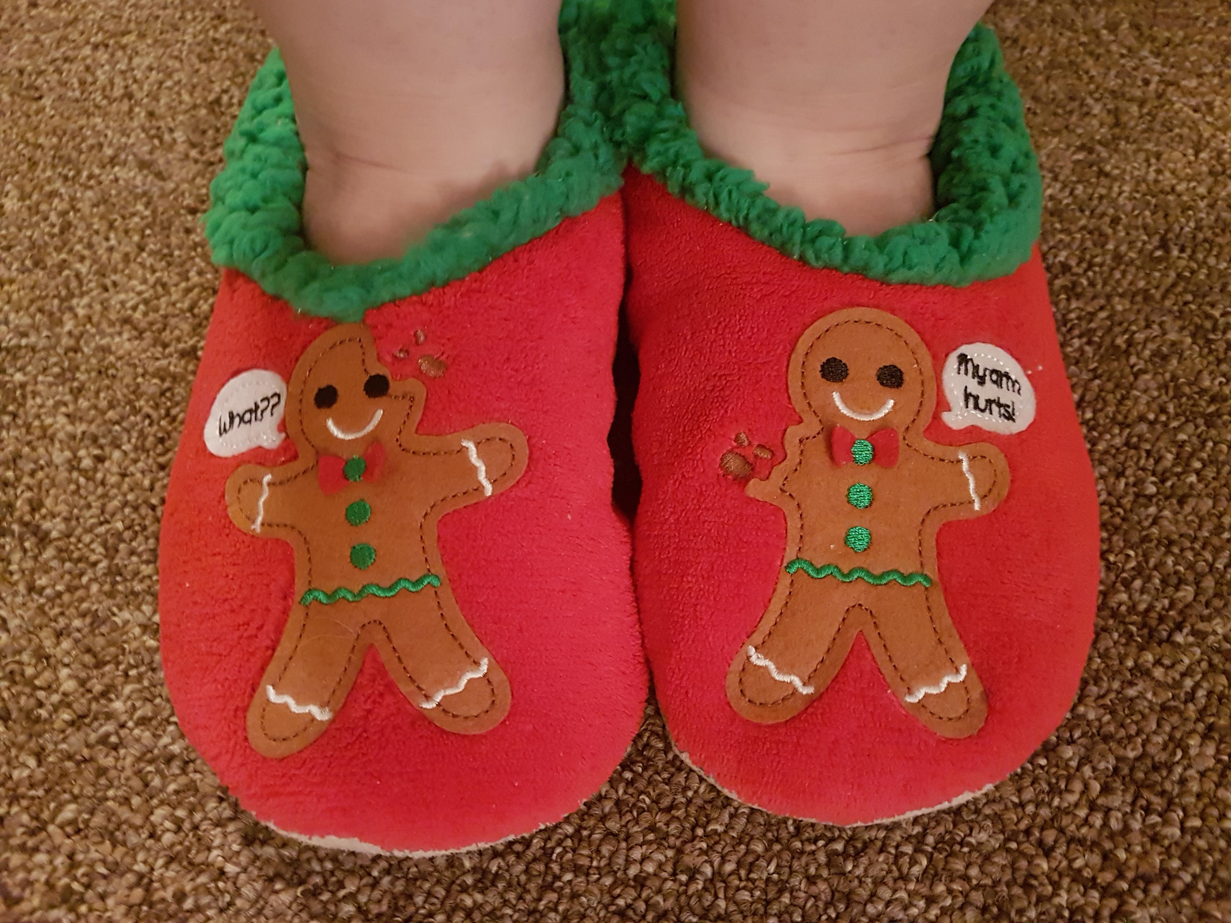 Got my christmas slippers out today! r/christmas