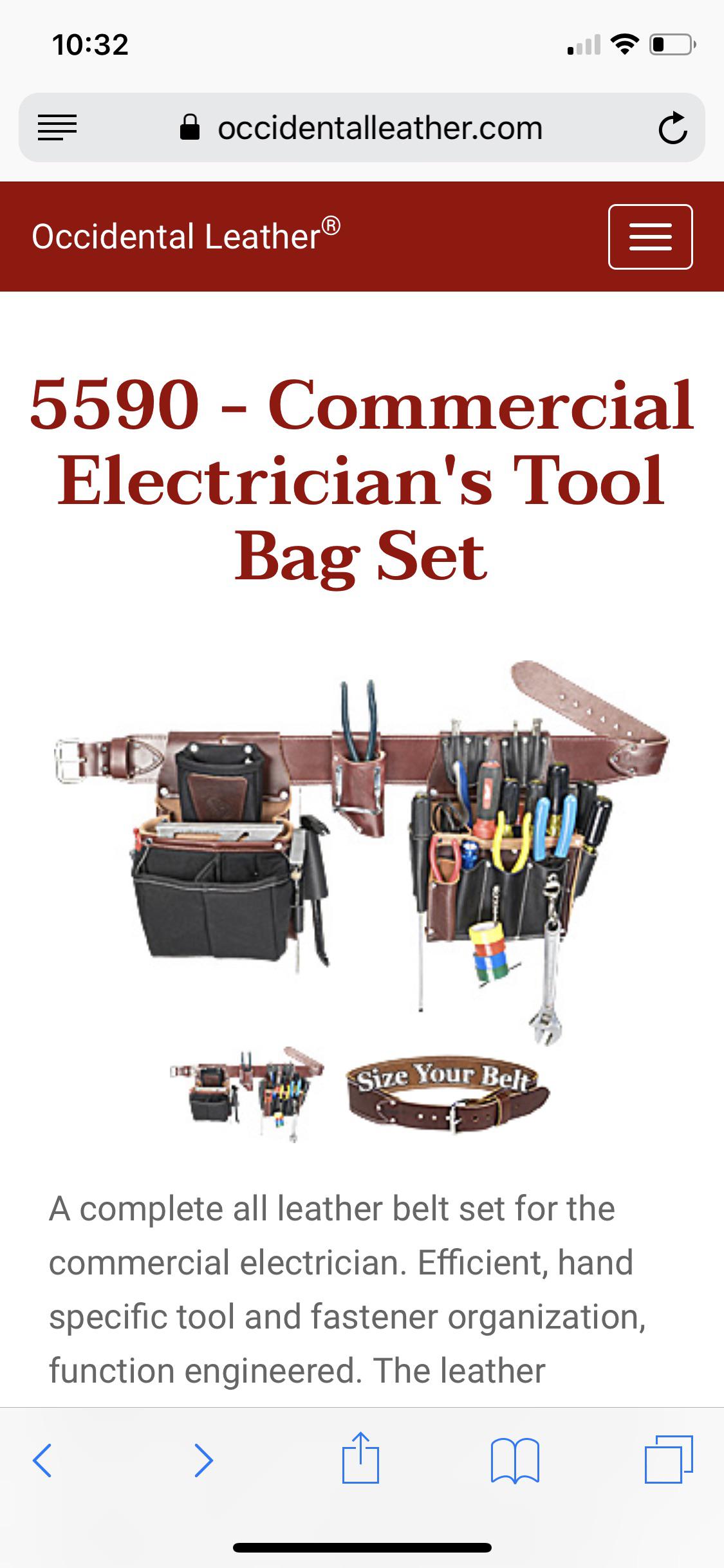 Has anyone ever used the occidental tool bag set, opinions? r