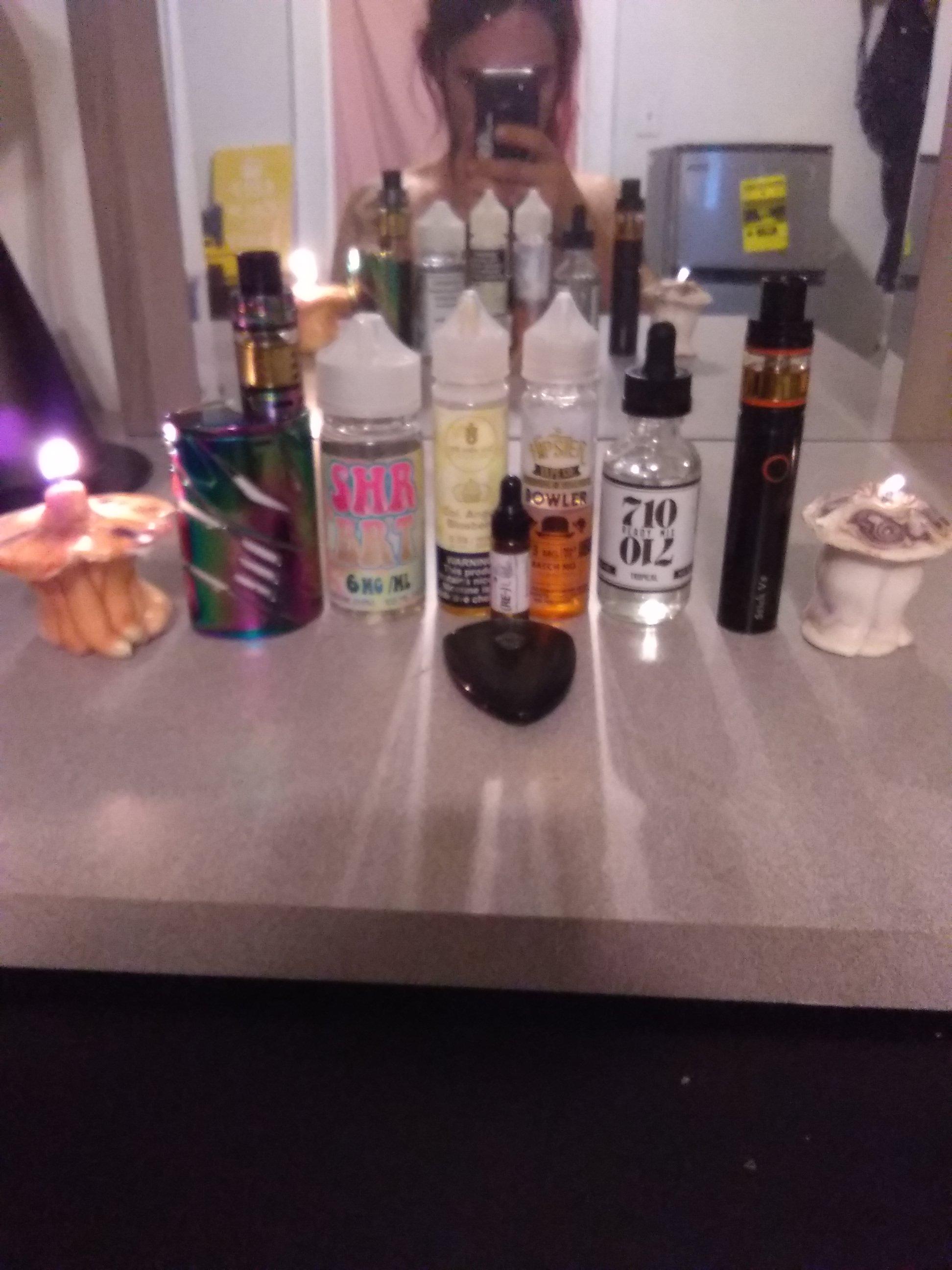 "Do you think vape shops throw away juice?" Then i pulled to the