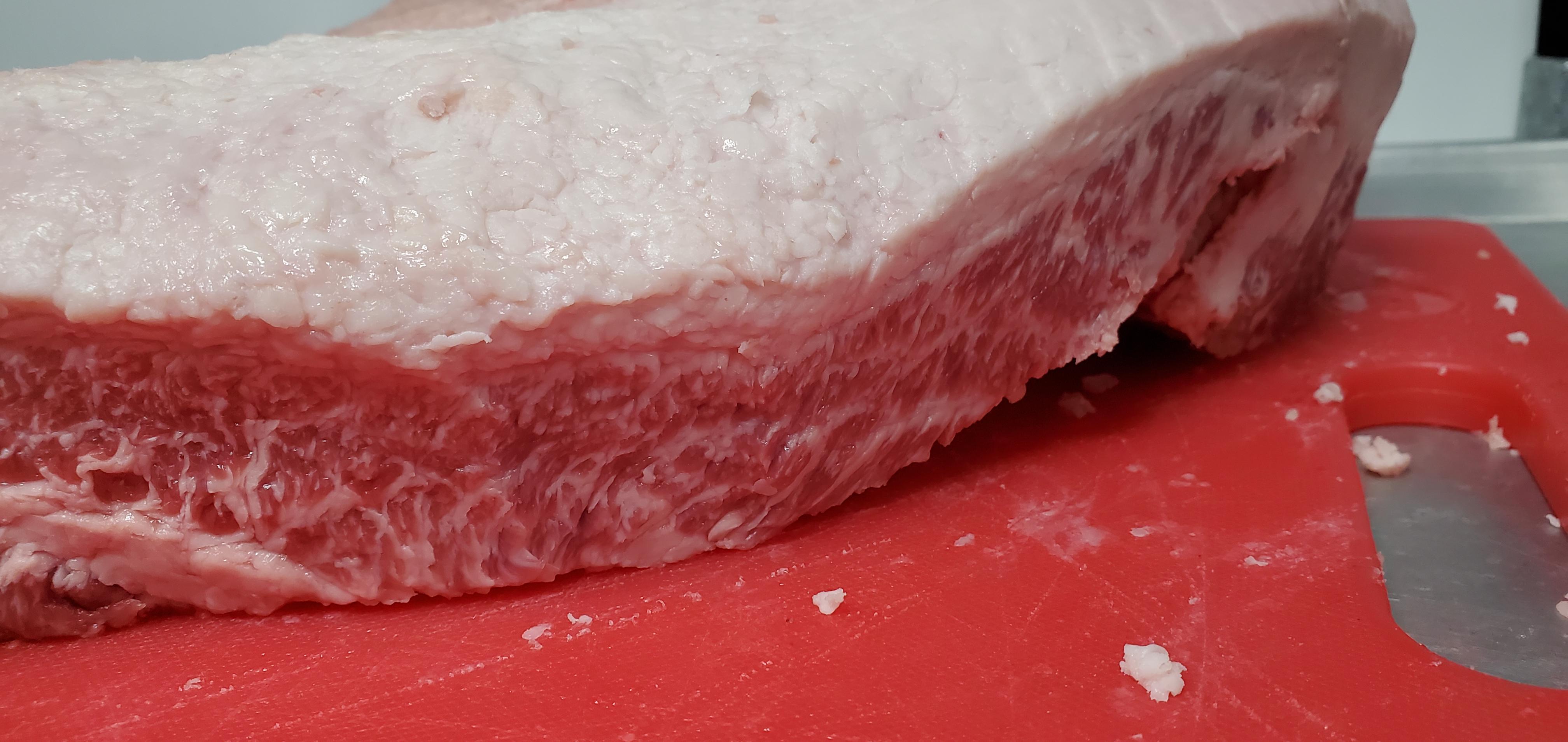 Prime Brisket gettin ready for its date with mesquite r/Smokingmeat