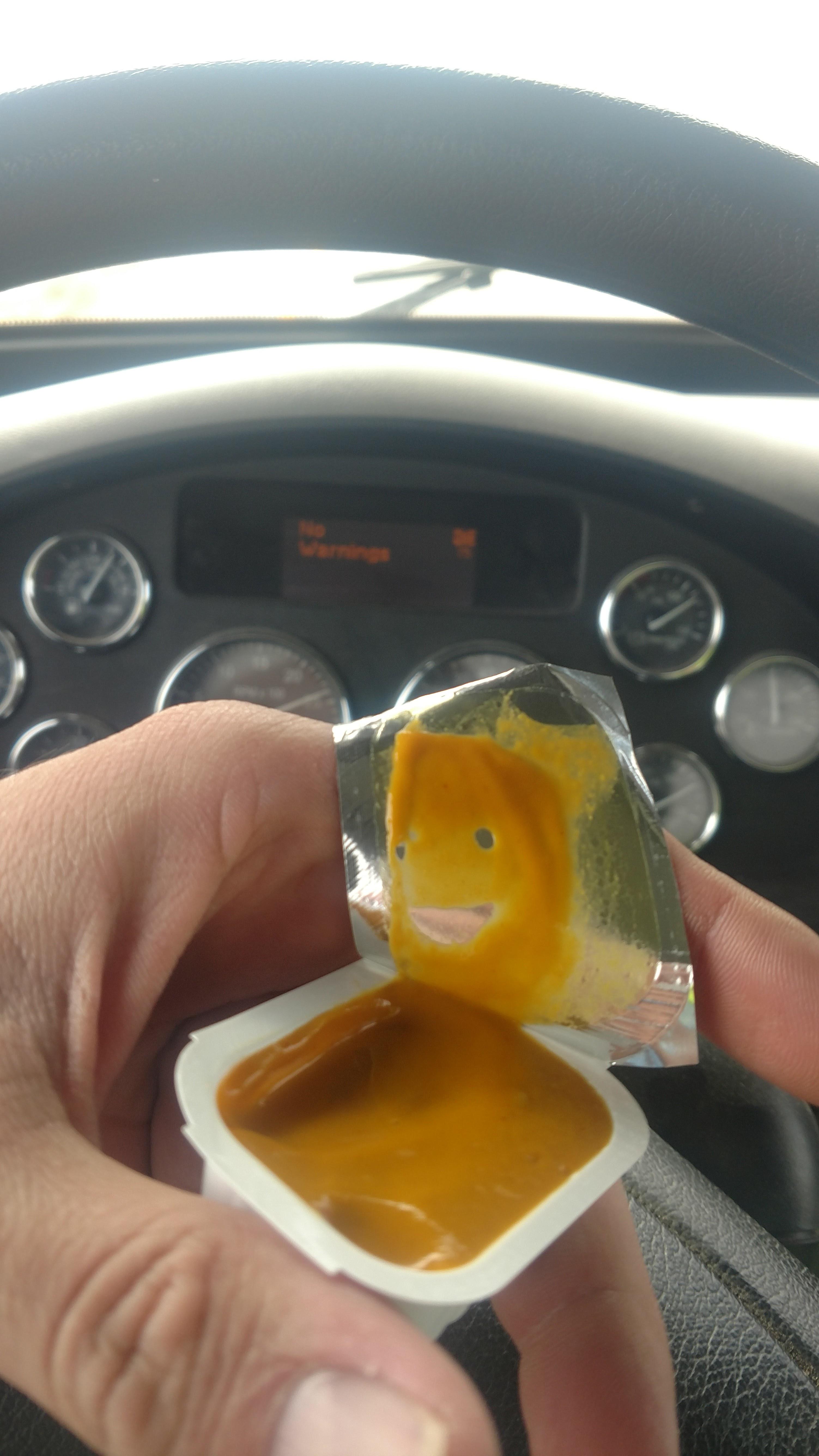 Dipping sauce surprise r/mildlyinteresting