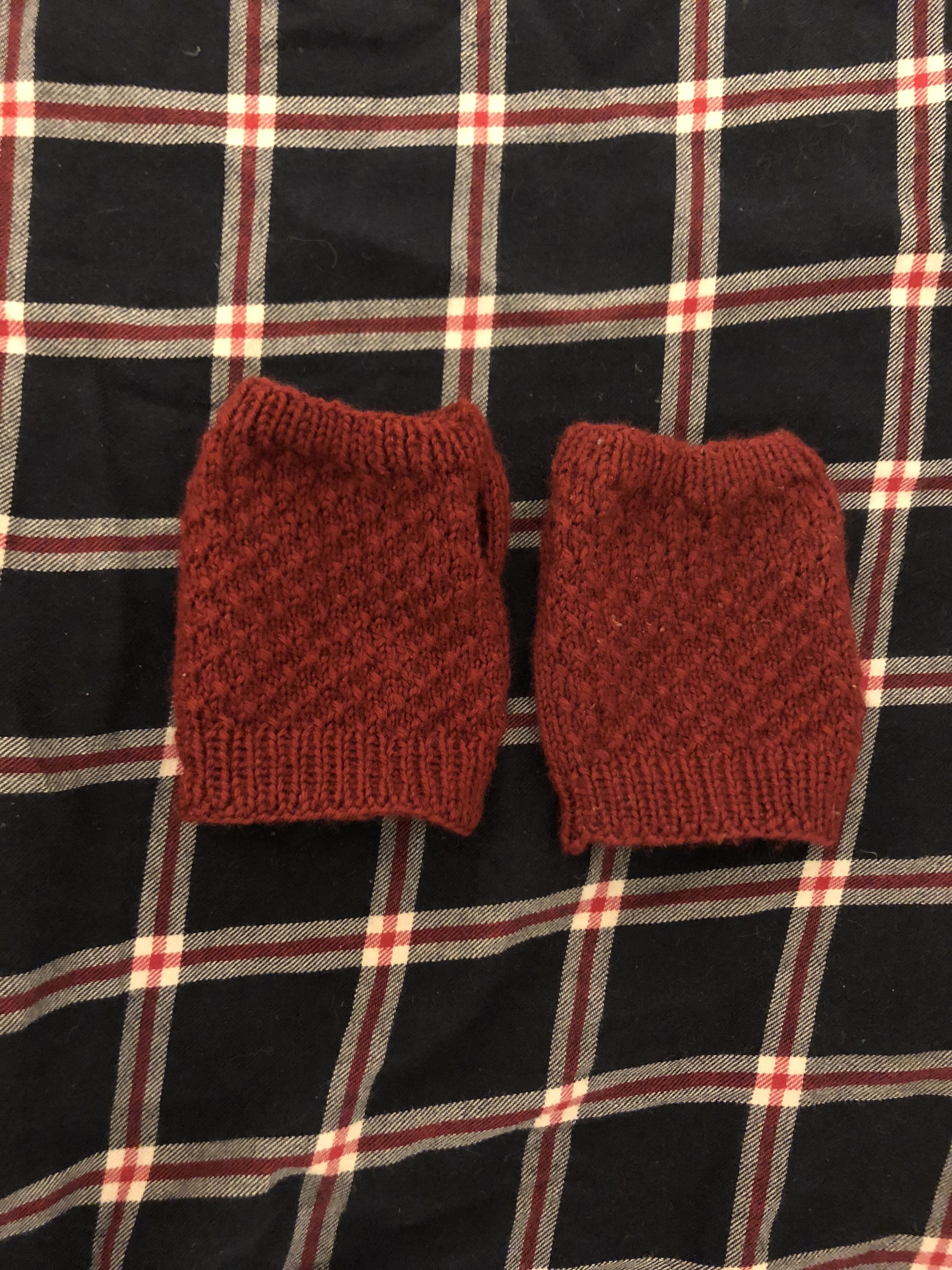 Finished these mitts! casualknitting