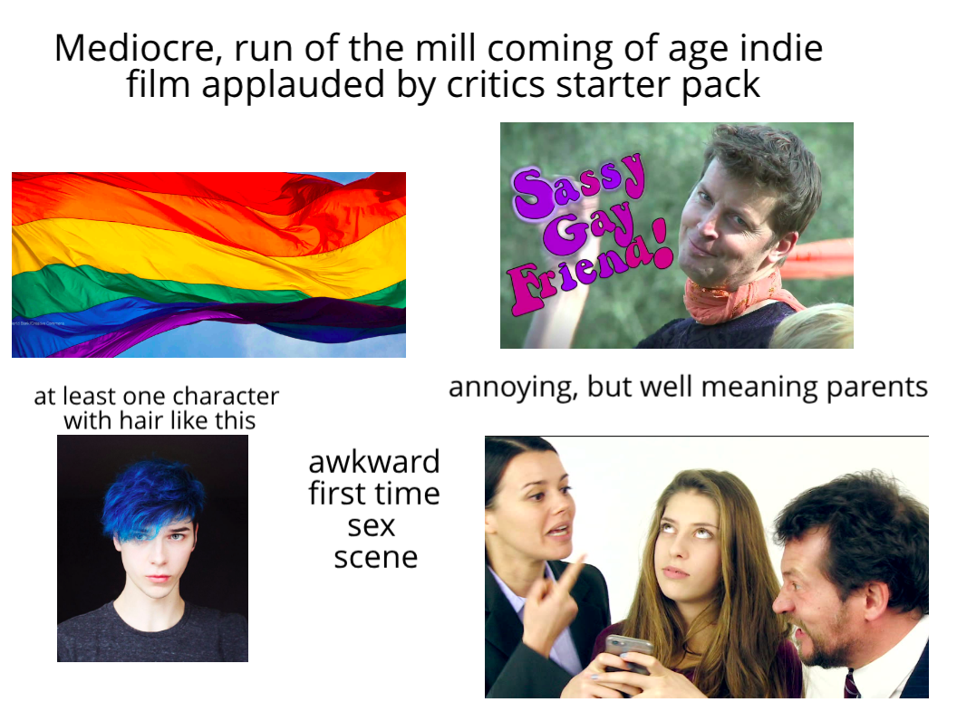 Mediocre, run of the mill coming of age indie film applauded by critics