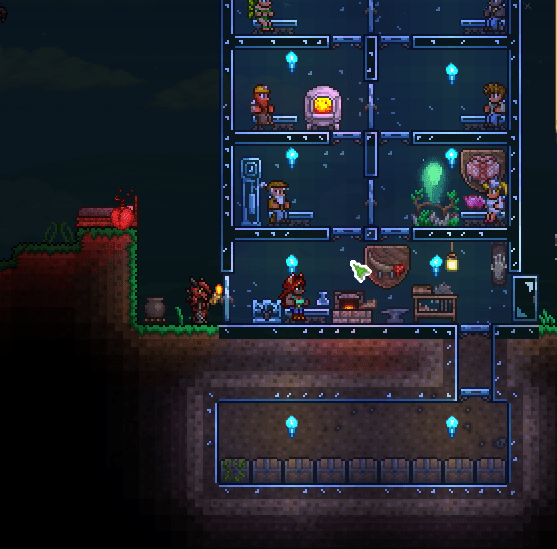 So planned on doing some houses where my chests are and realized those