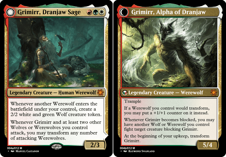 A Werewolf tribal commander, with a Wolves subtheme. Revived and