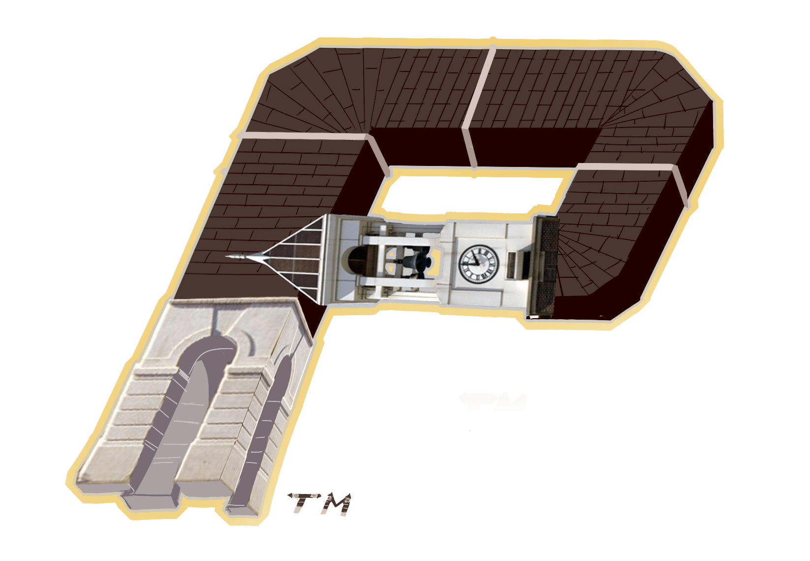 Purdue P Clock Tower r/Purdue