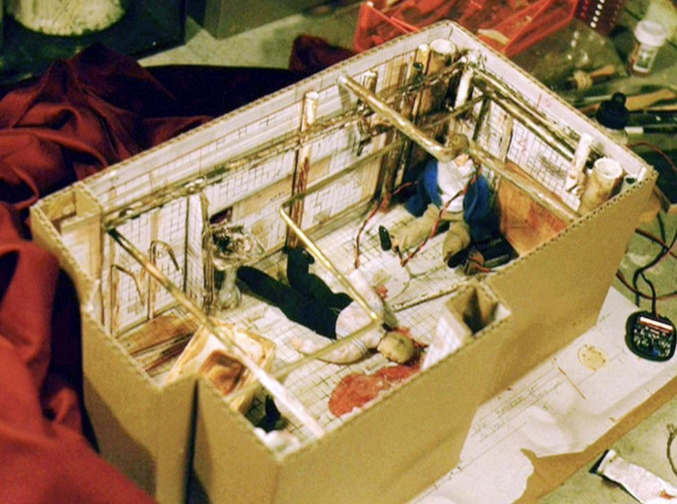 Could the Bathroom have a trap door under the tub? The miniature model