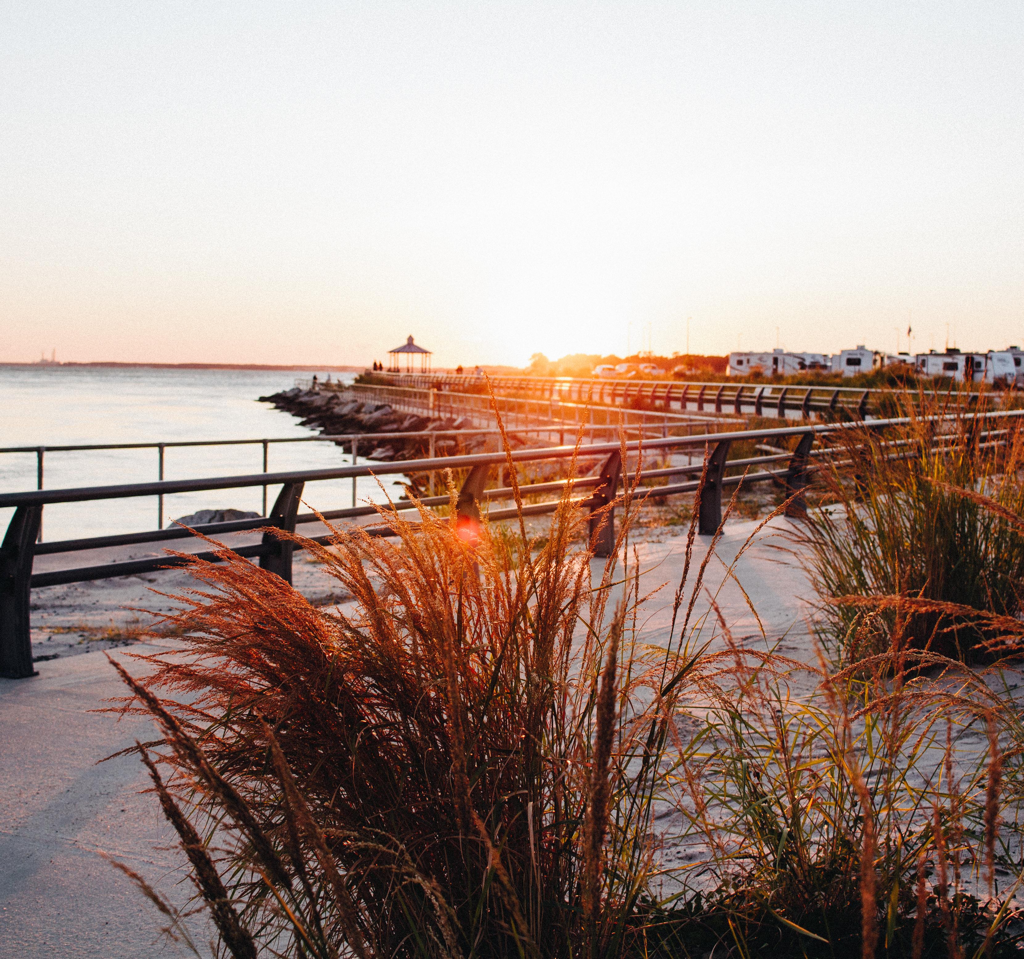 ITAP of the Sunset at the Indian River Inlet in Delaware. adrian josé