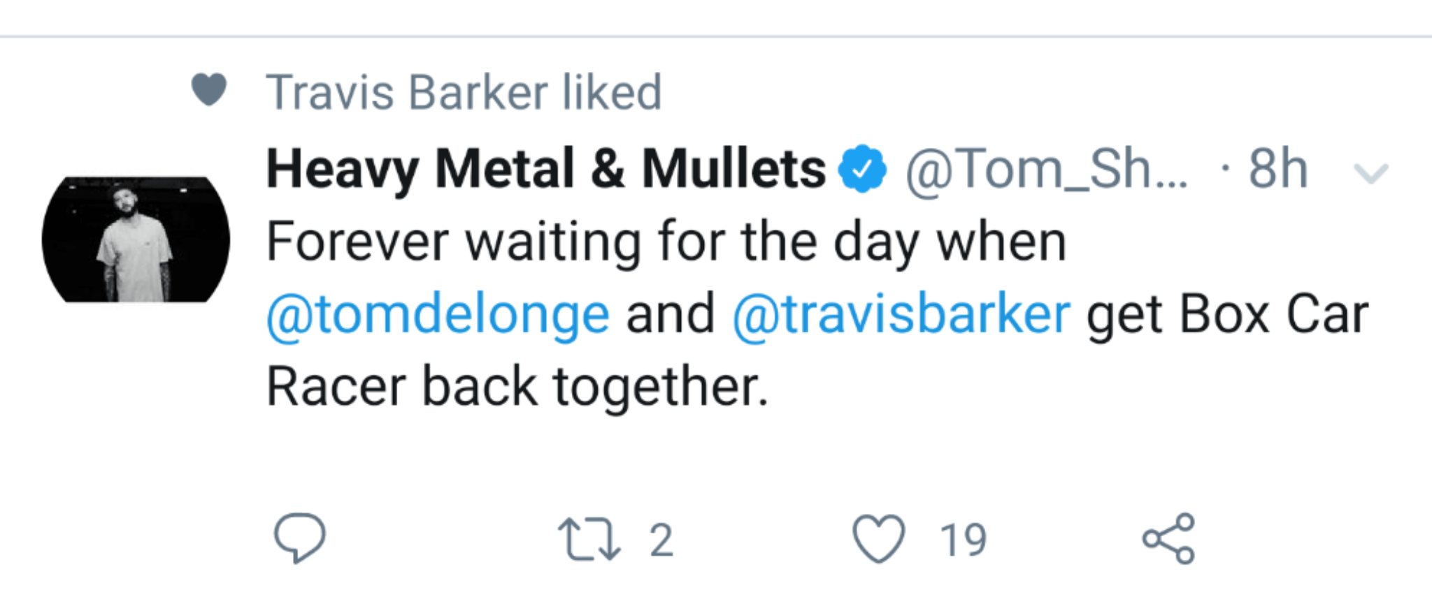 Could Box Car Racer make a return? r/Blink182