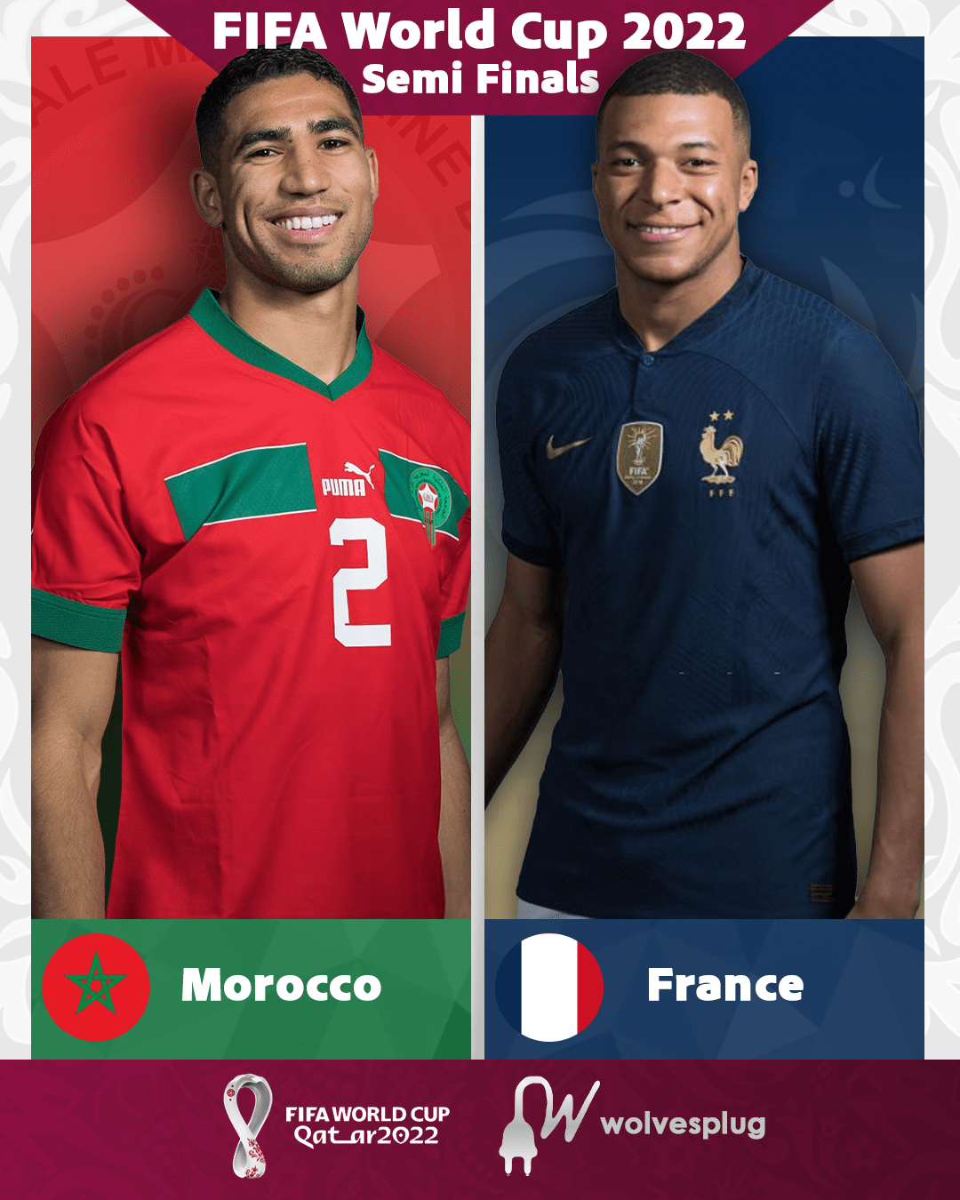 Two Teammates clash in the World Cup SemiFinals! Who you got winning