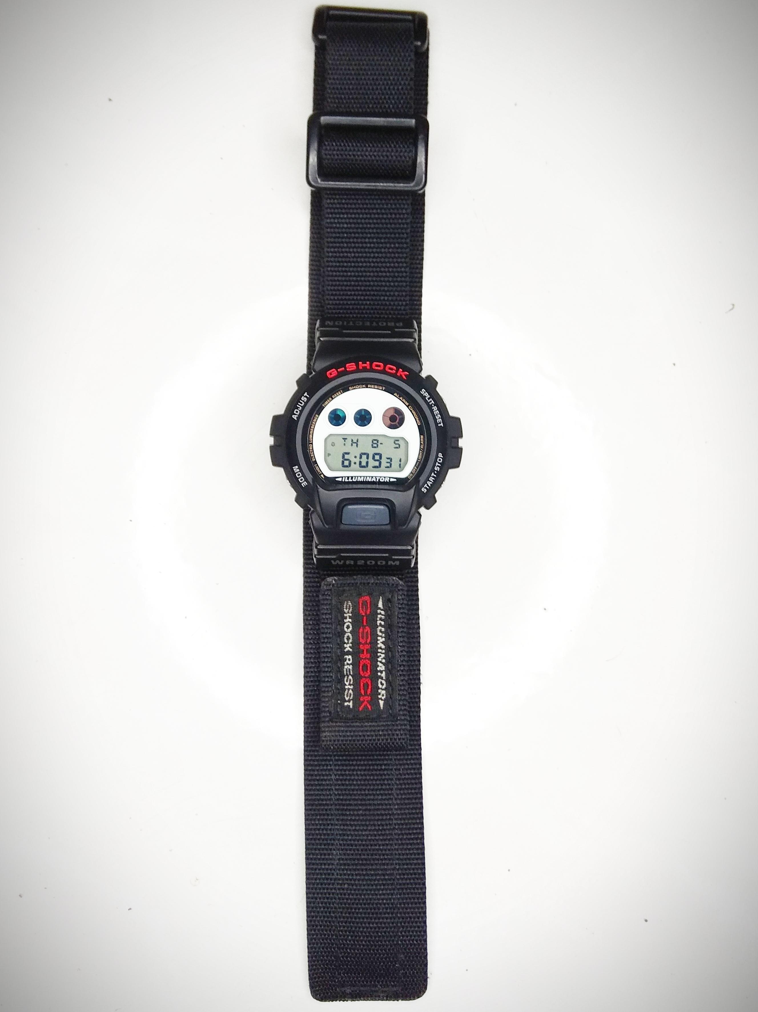 DW6900 with velcro band. r/gshock