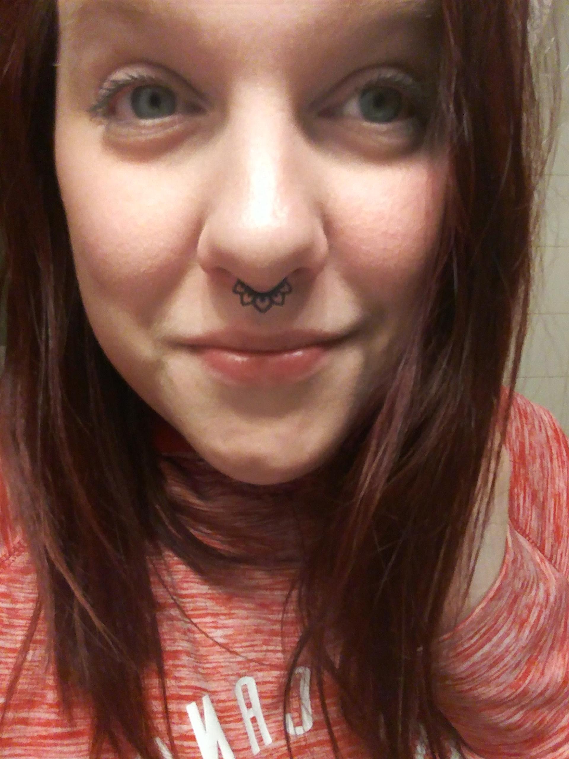 I can't stop buying Septum jewellery! I also got a plain black ring in