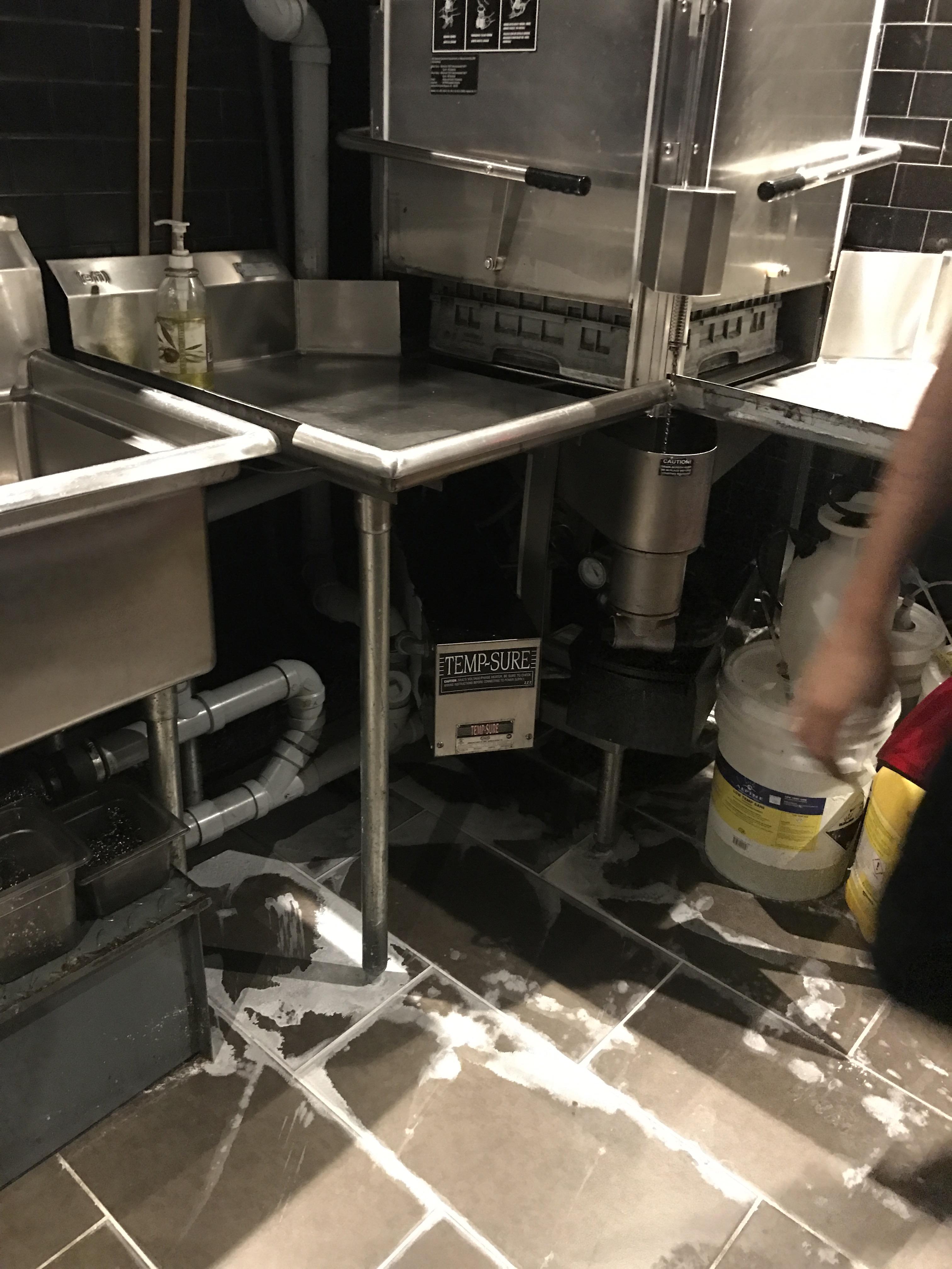 Hey friends! I came into work today to find this weird white stuff all