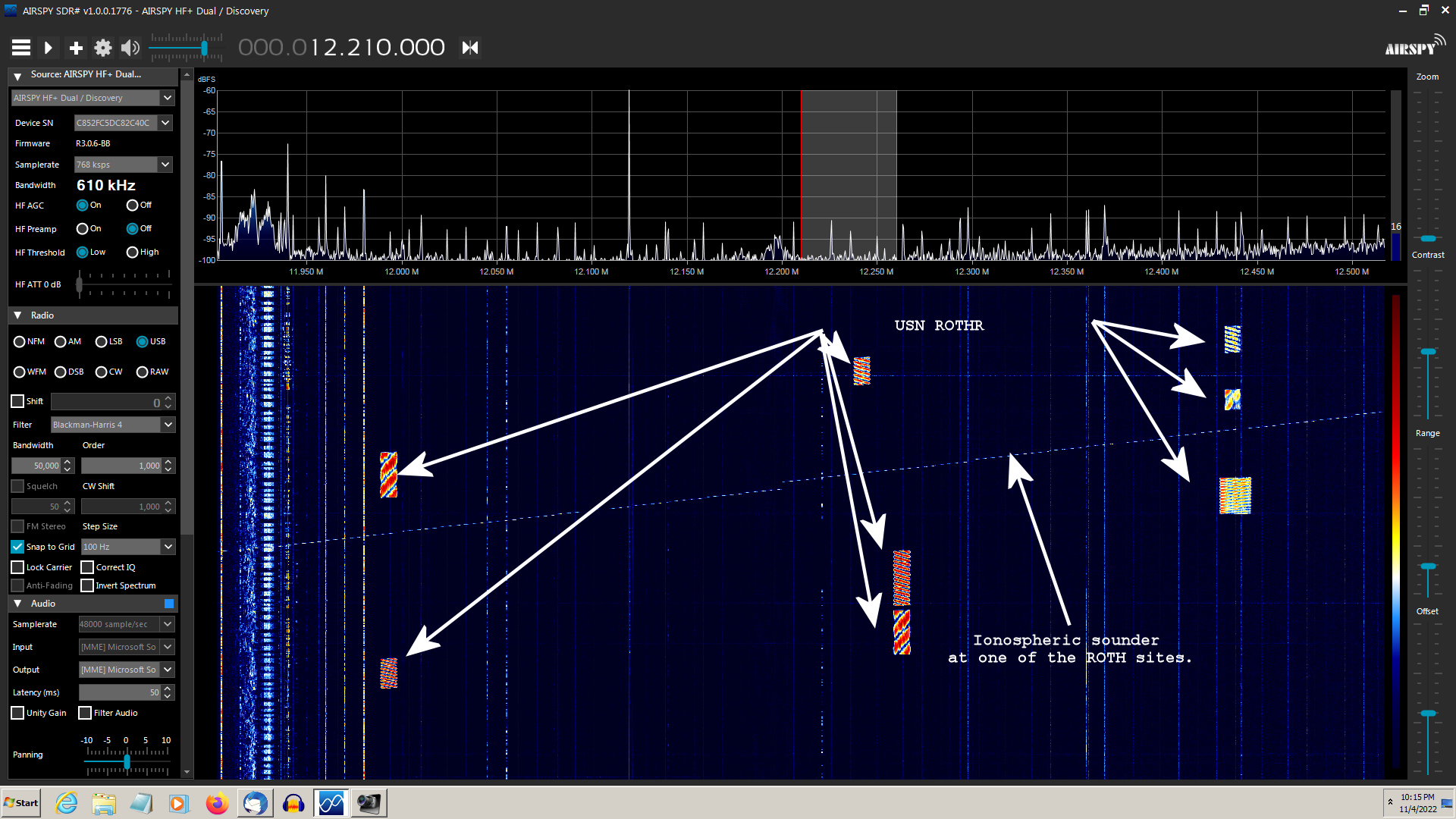 ROTHR (Relocatable Over the Horizon Radar) : r/signalidentification