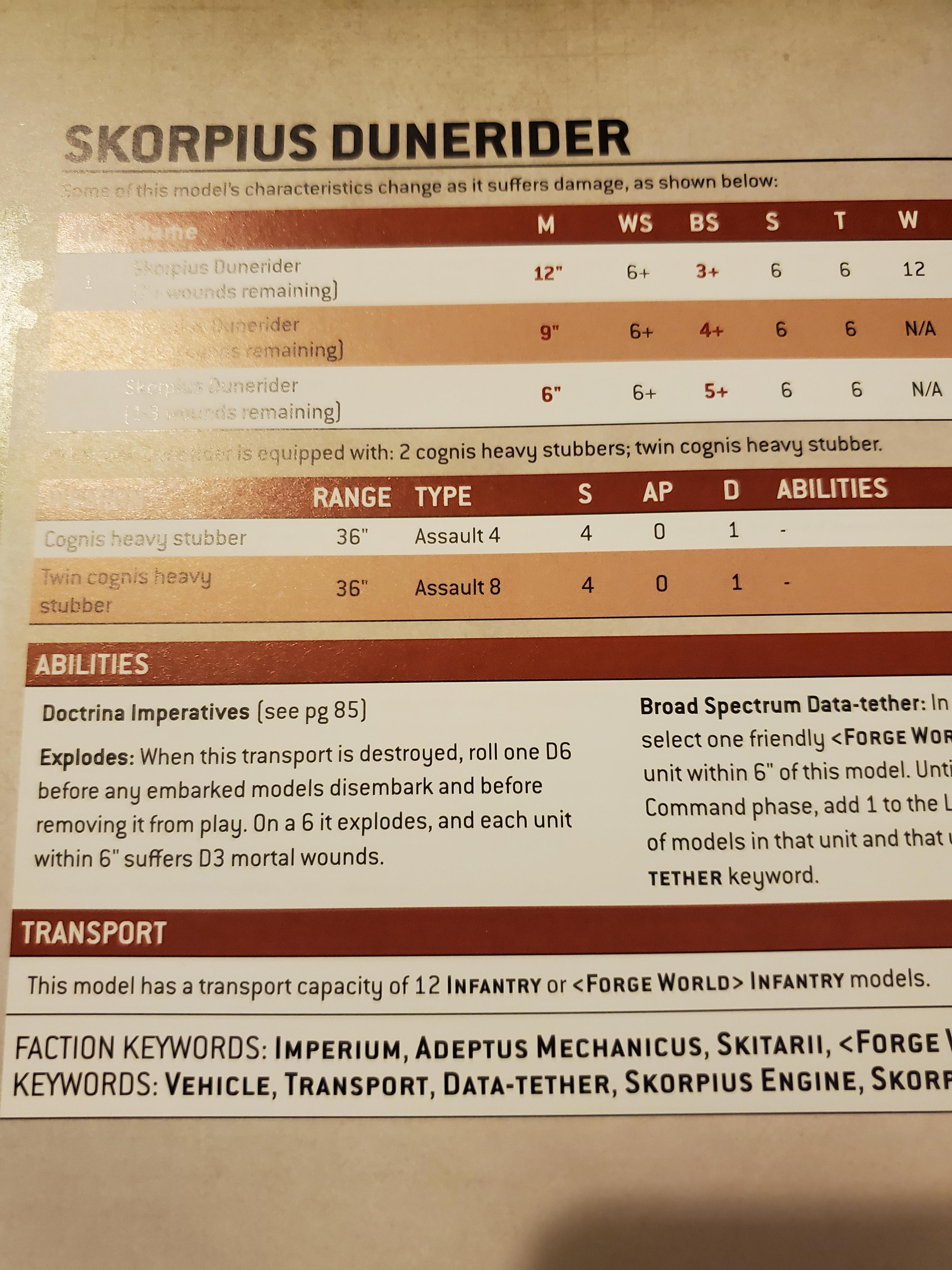 This has been brought up to me the transport rules states it transports