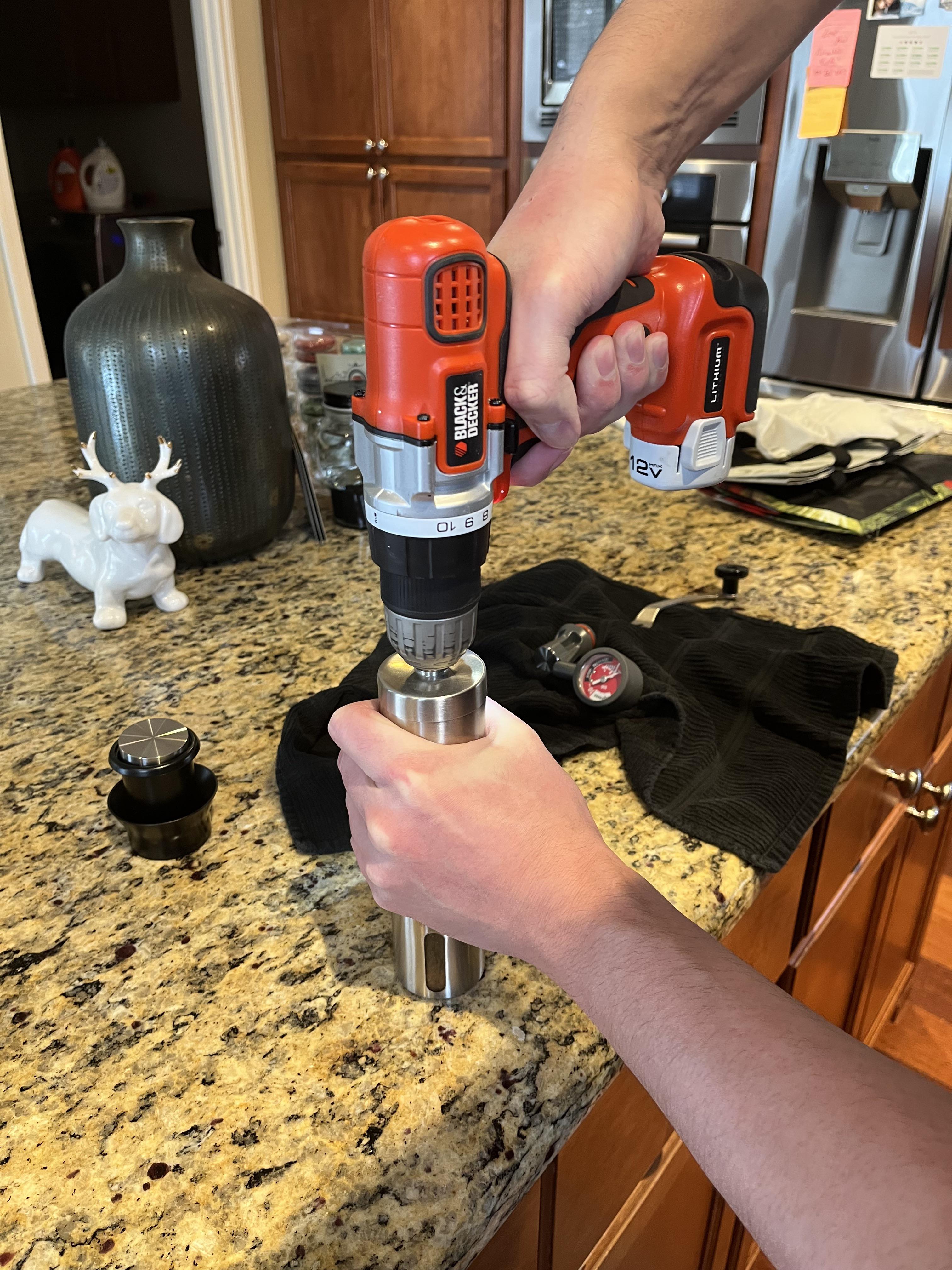 Love my manual burr coffee grinder but it was taking way too long. The cheap b&d is now my