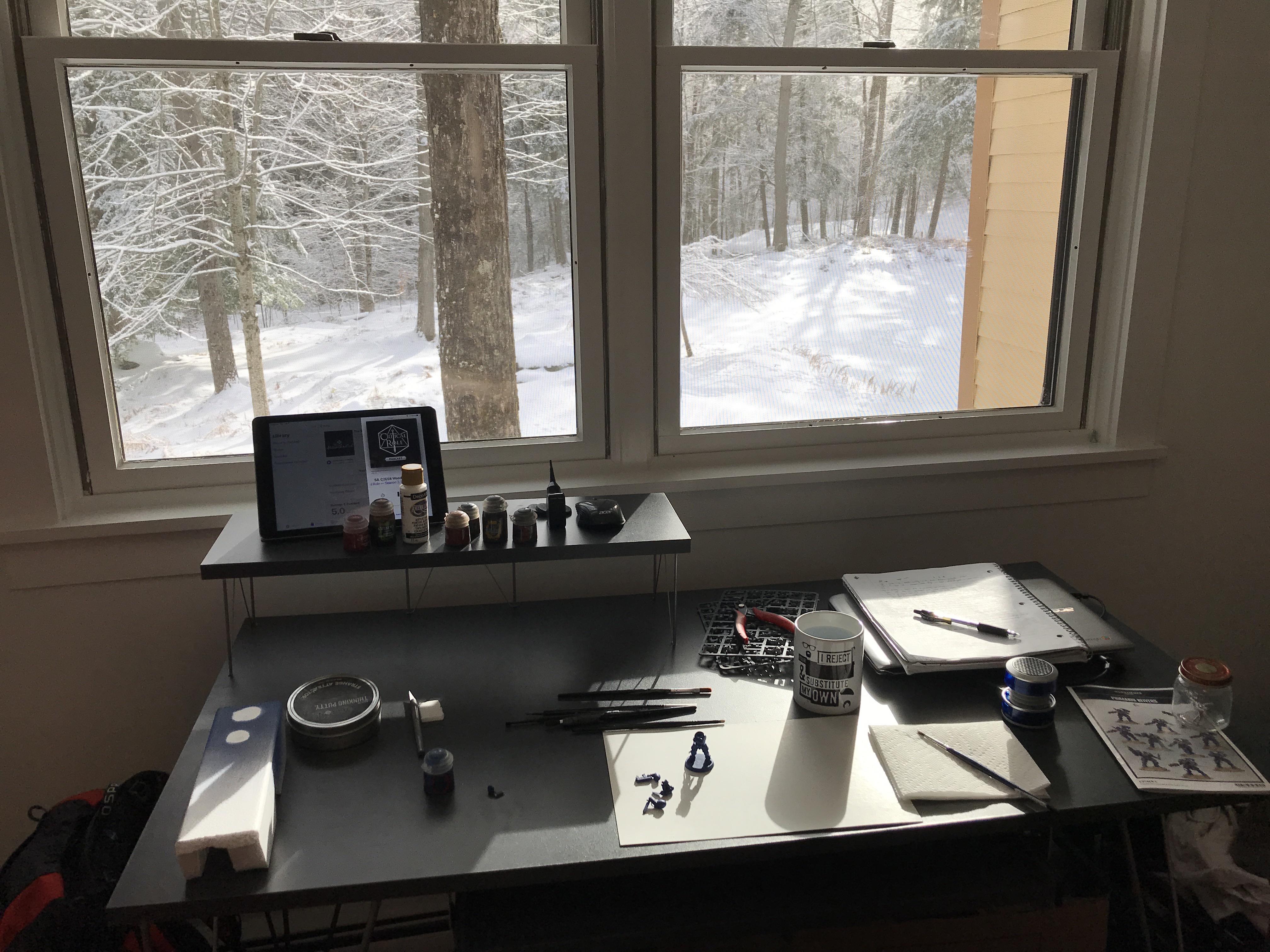 Finally Organized my Painting Area... r/minipainting