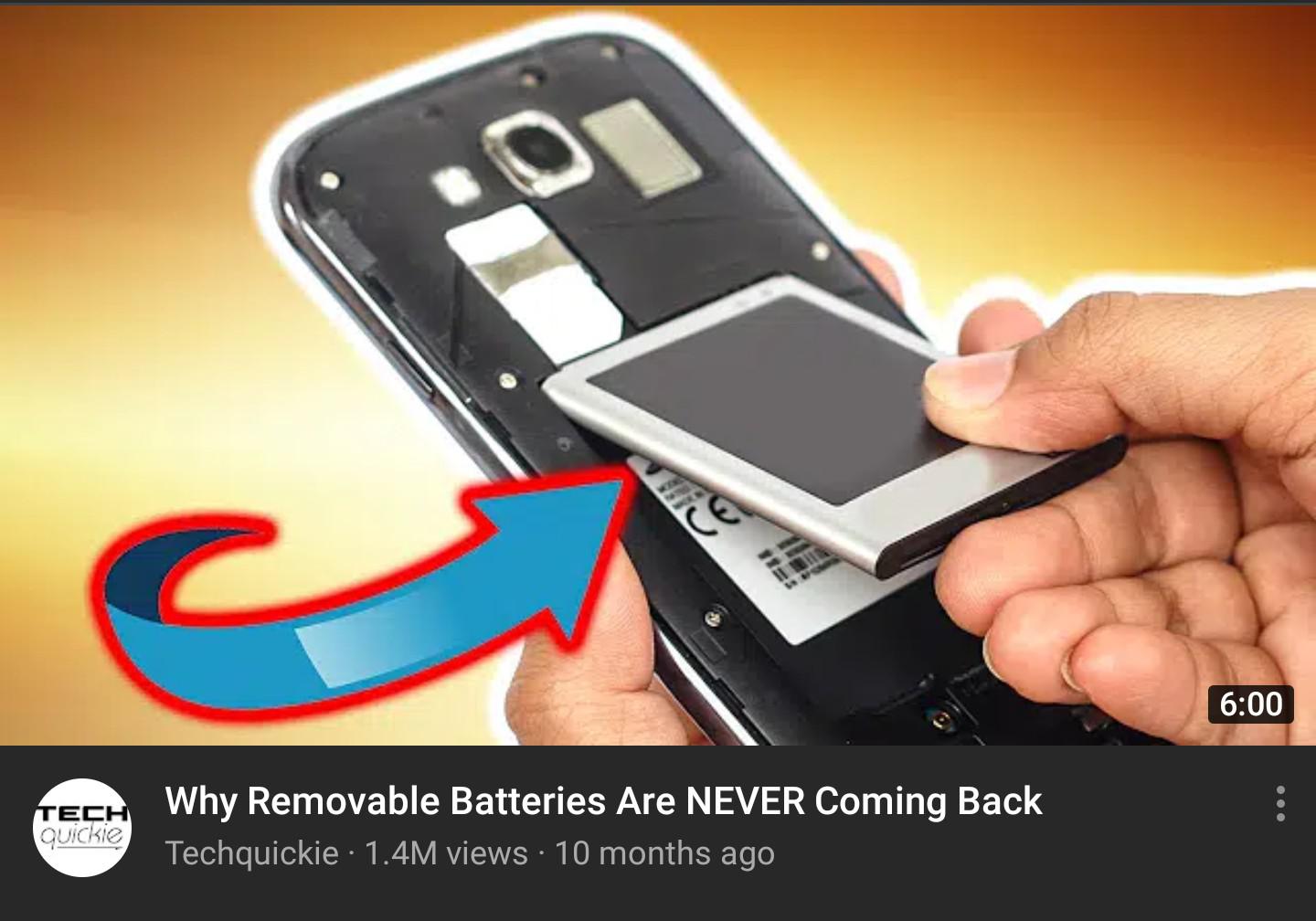 That one new Samsung phone has a removable battery r/agedlikemilk