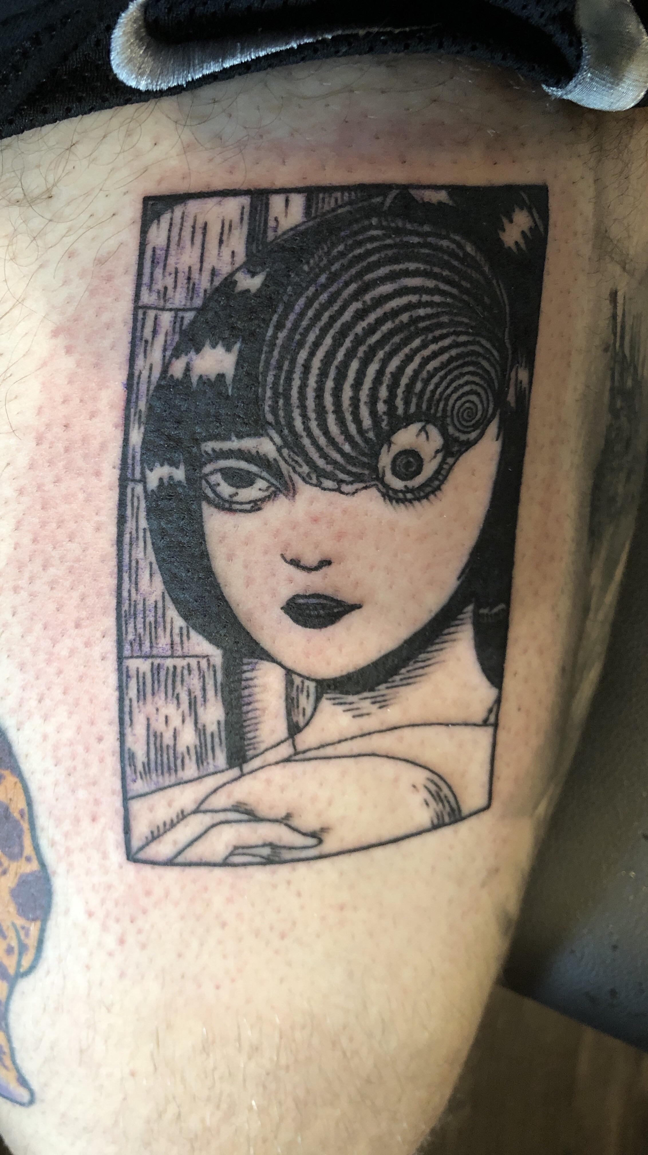 My uzumaki tattoo by Martin Rangel at iron dagger in Addison tattoos