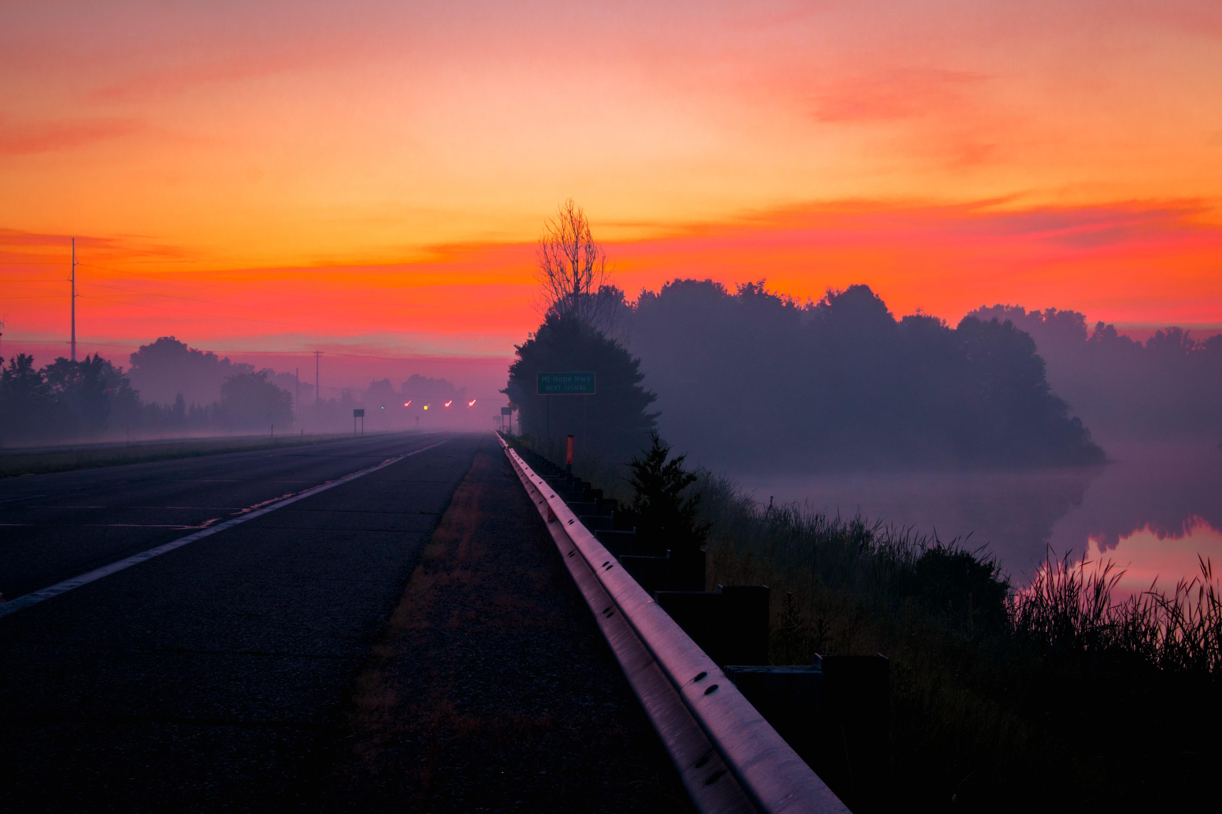 A sunrise by Mt Hope Hwy and Lansing road. r/lansing