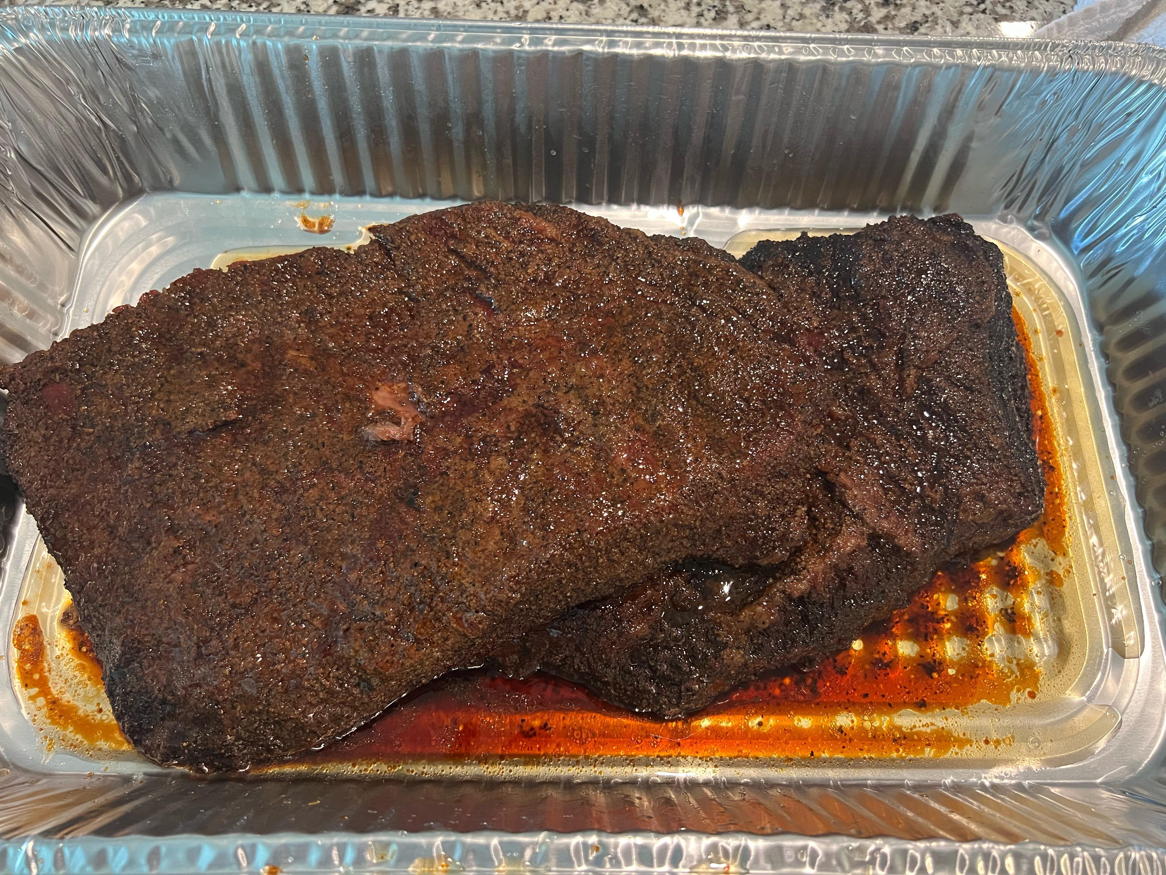 Brisket today was a hit. r/pelletgrills
