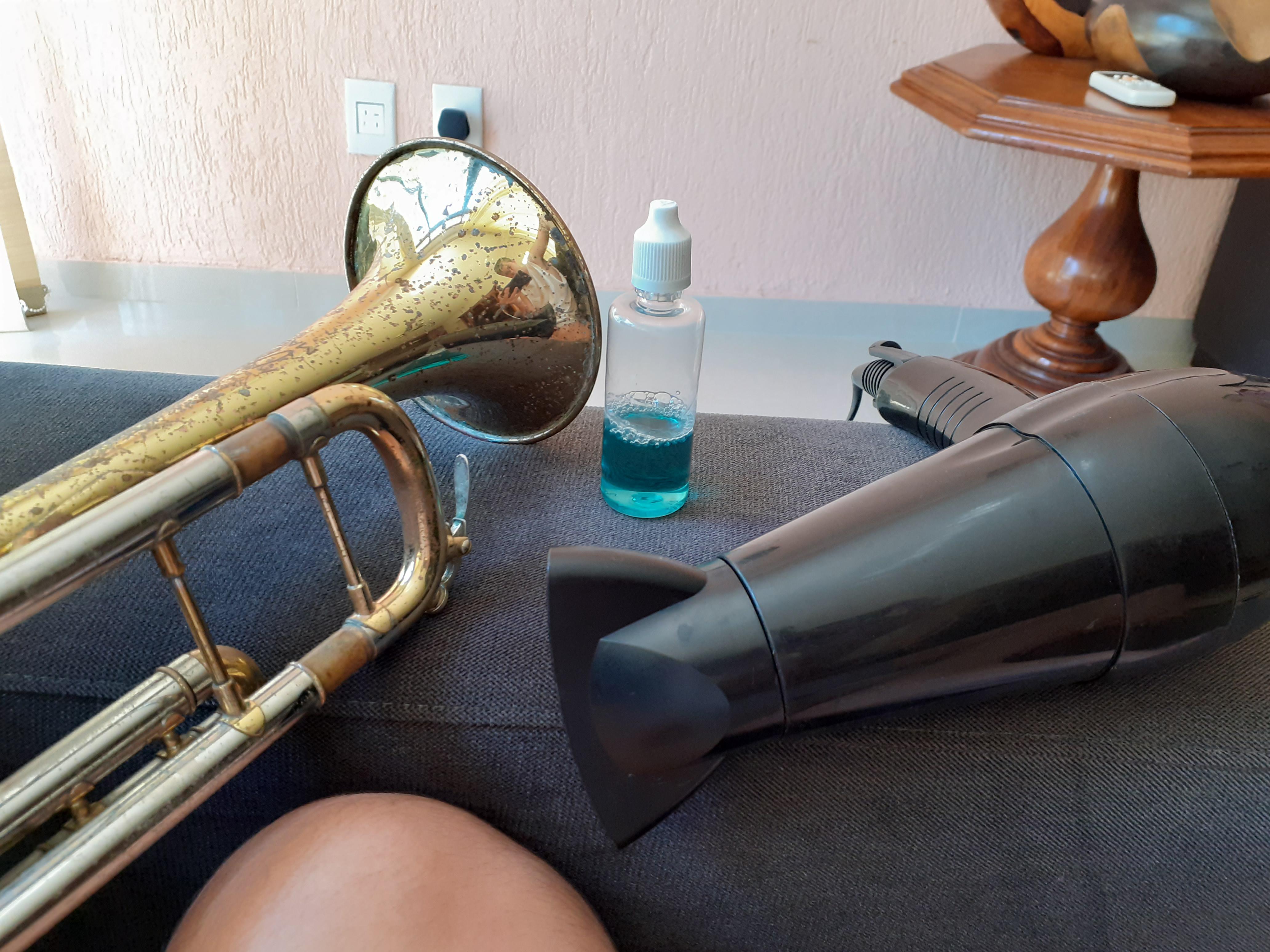 Guys, the tuning slide on this trumpet is pretty damn stuck. You think