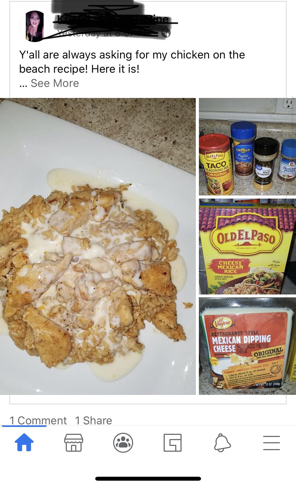 Chicken on the beach! r/shittyfoodporn