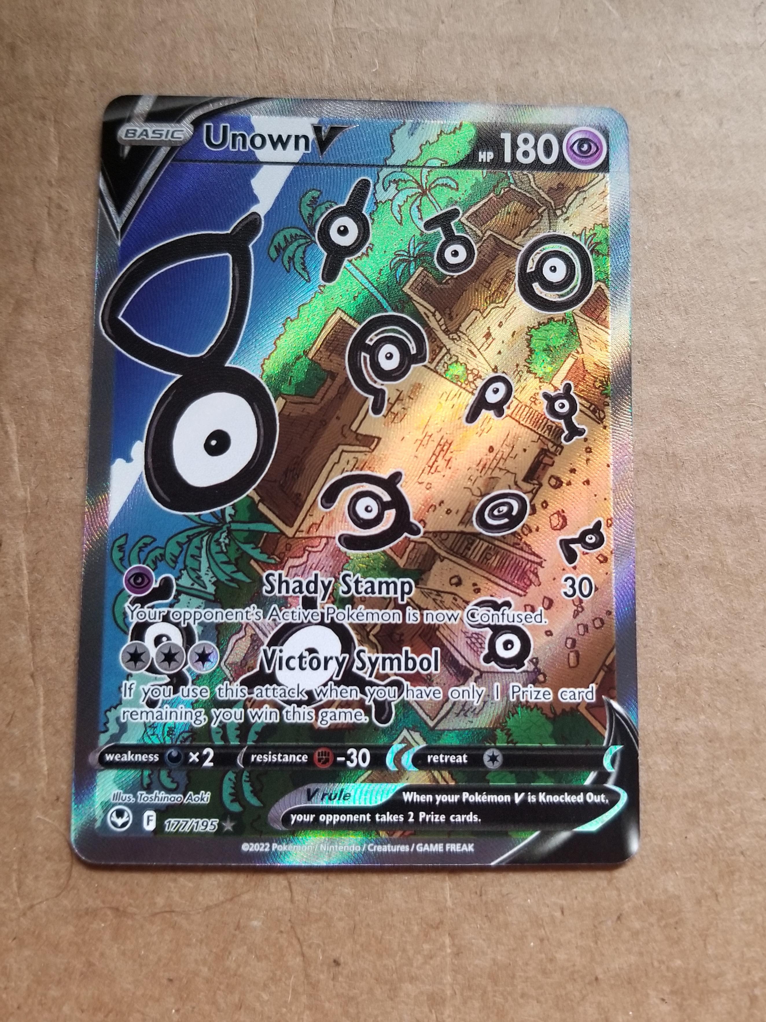 Unown V Alt Art r/pkmntcgcollections