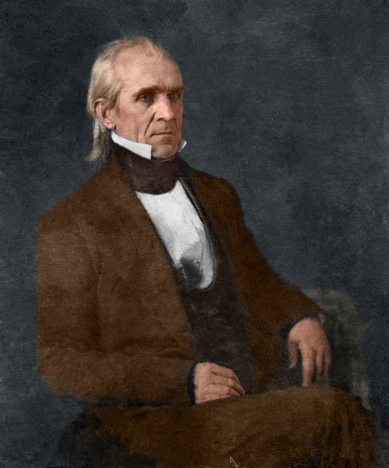 James K. Polk, 1849 r/Colorization