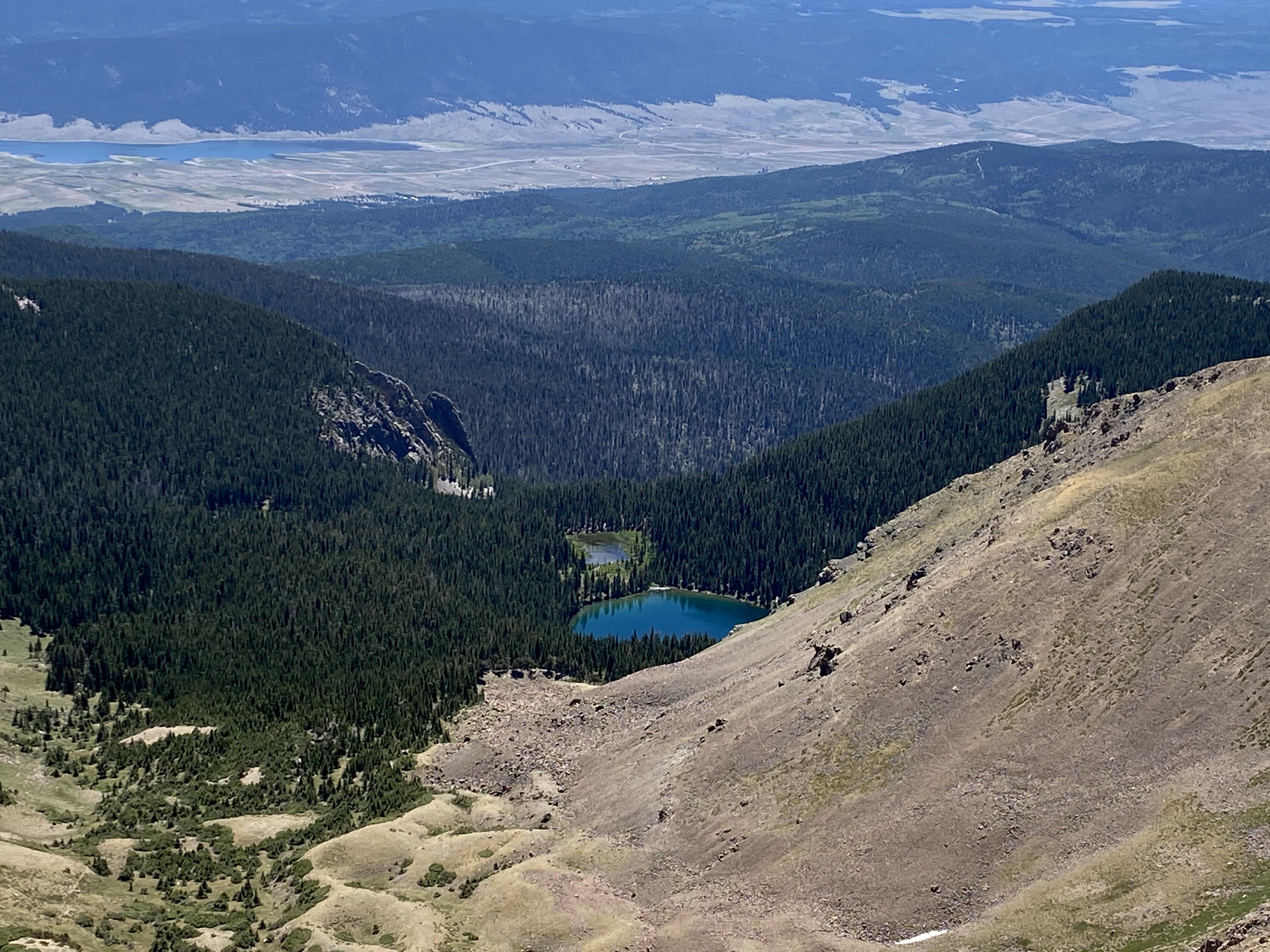 View of Blue Lake from Old Mike Peak r/NewMexicoTrails