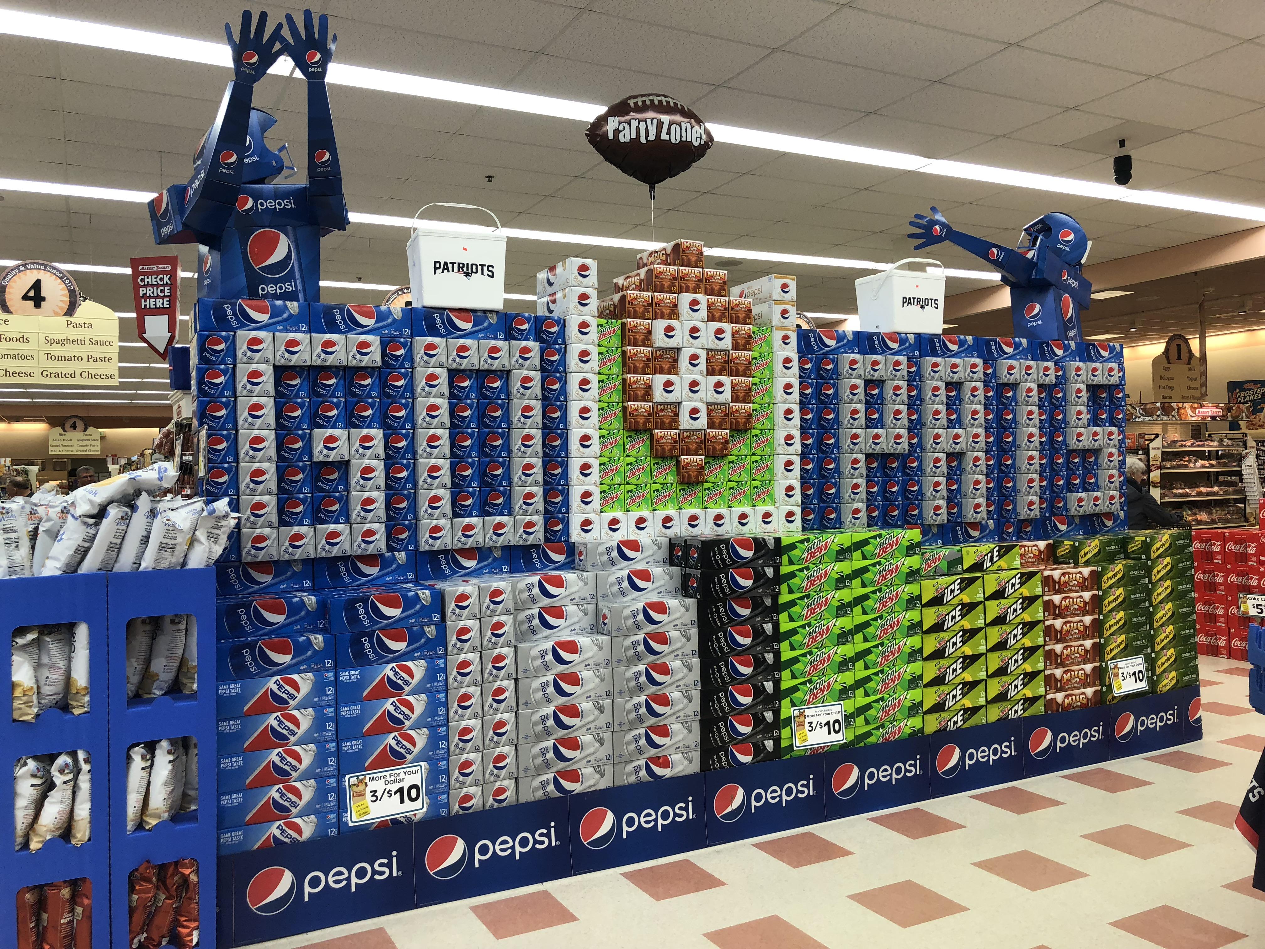 Thanks Market Basket! (Or the Pepsi vendor) r/Patriots