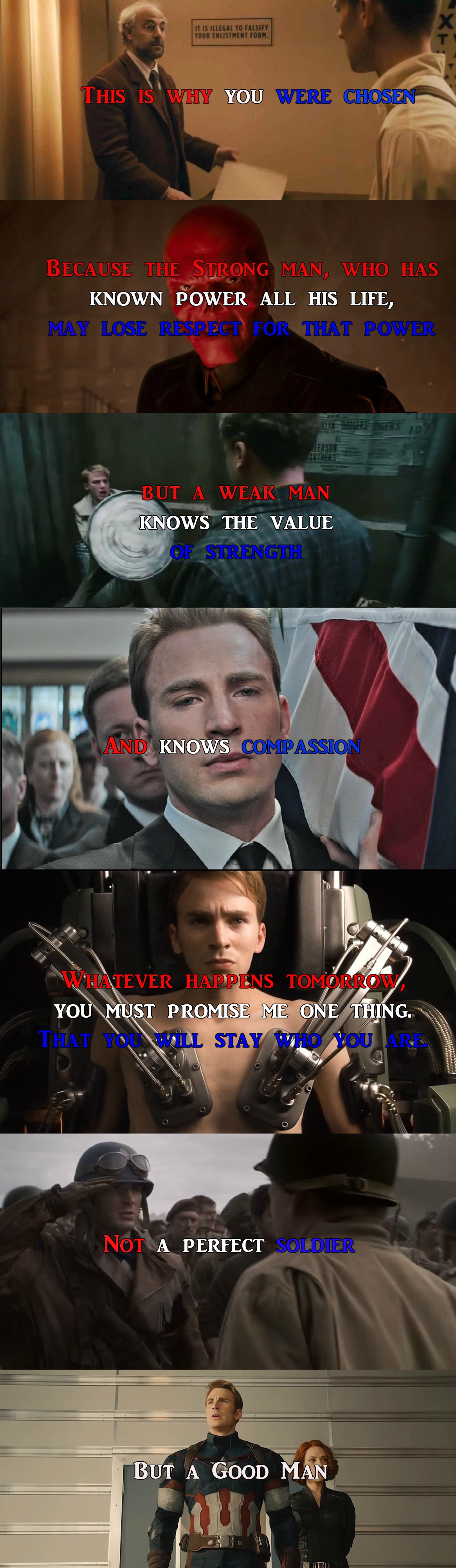 Shoutout to Dr. Abraham Erskine, for believing in Cap before he was