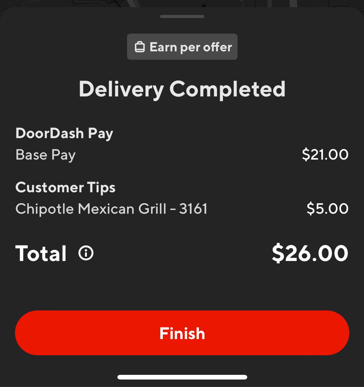 Crazy base pay on a single chipotle burrito order? r/doordash_drivers