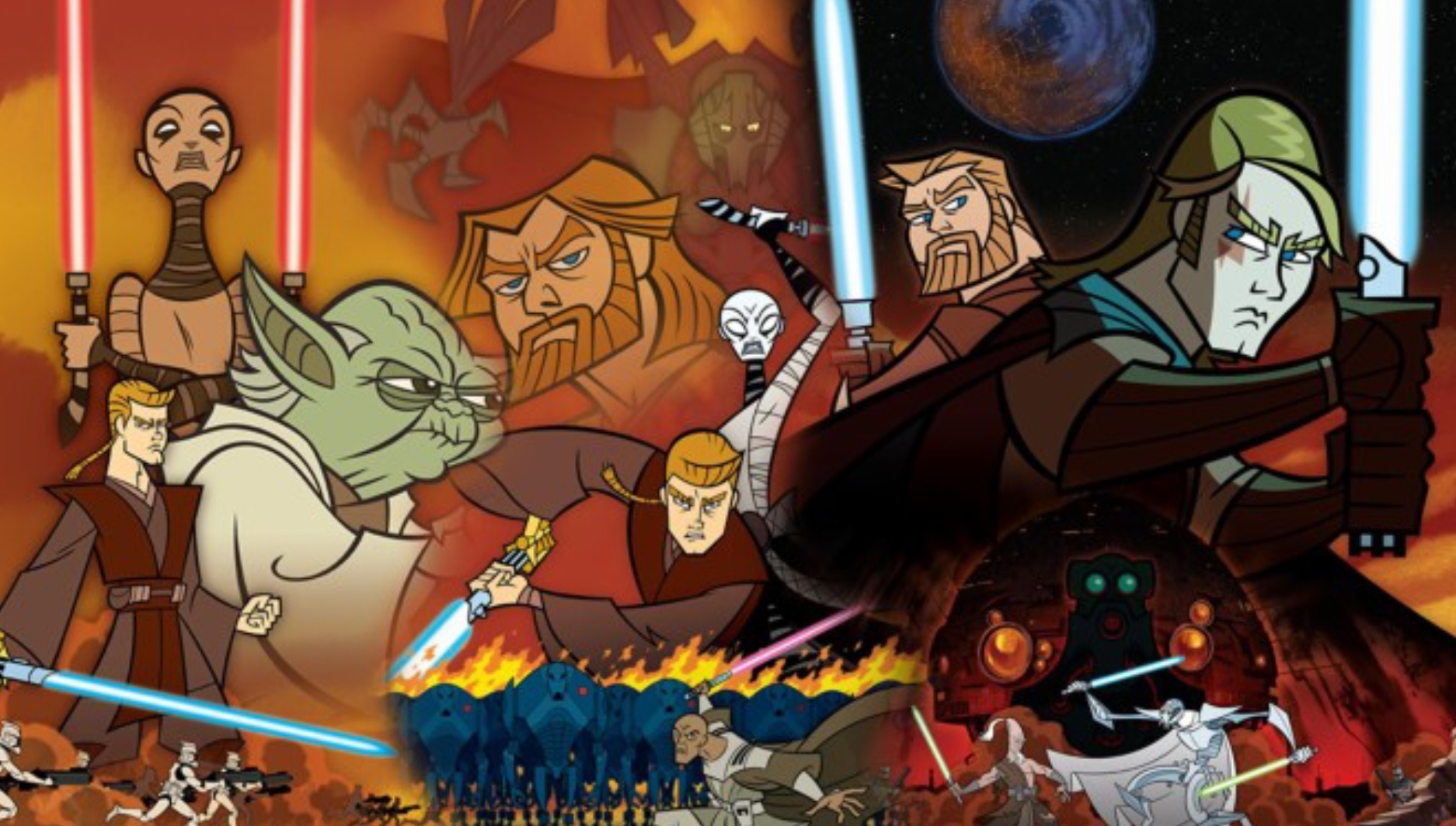 Genndy Tartakovsky's complete Clone Wars microseries is available to