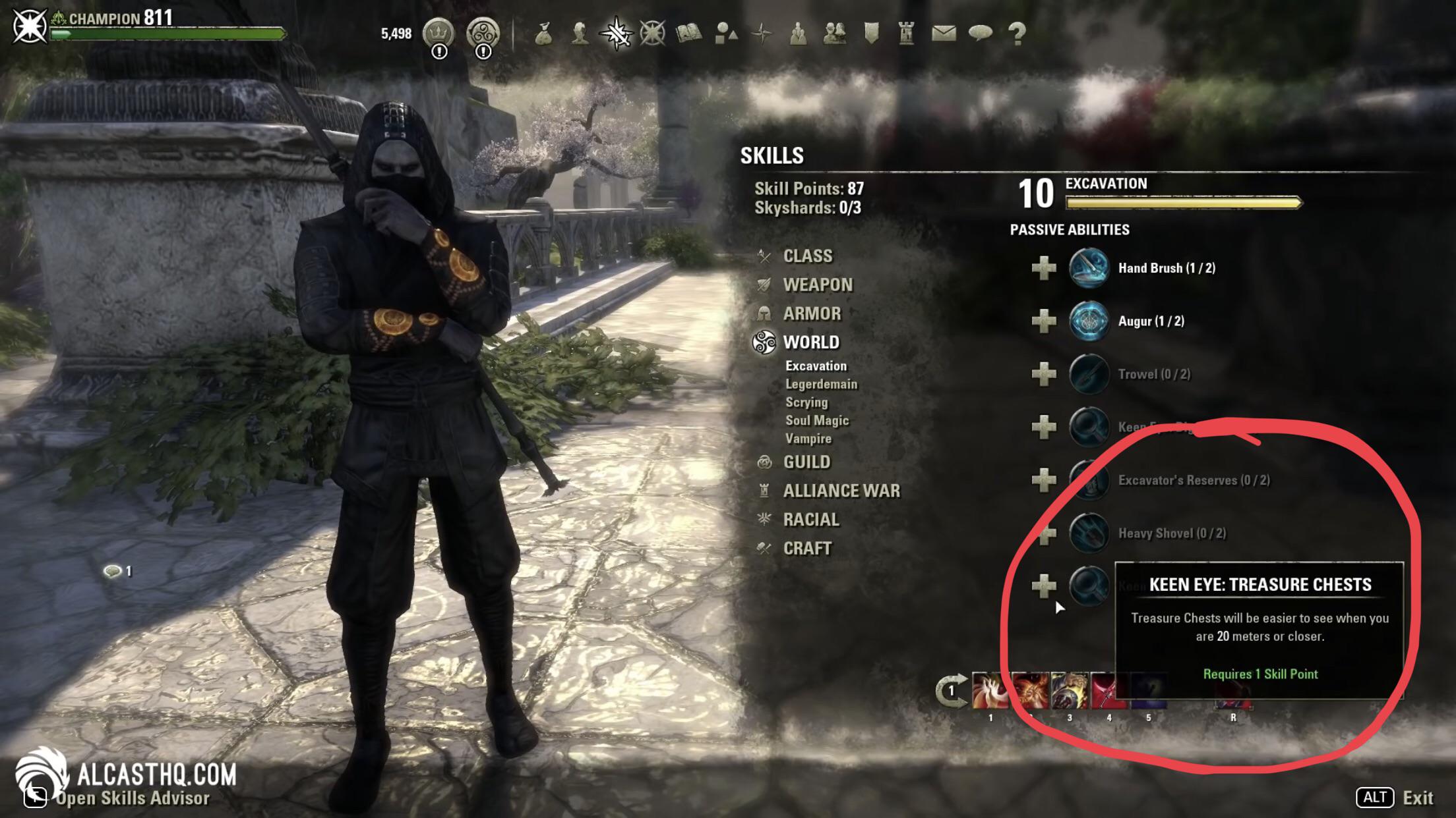 This is HUGE for console gamers! New skill line provides a chest keen