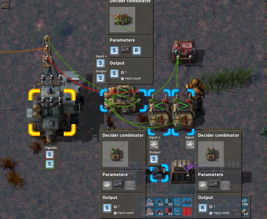 Why are red and green wire signals different? r/factorio