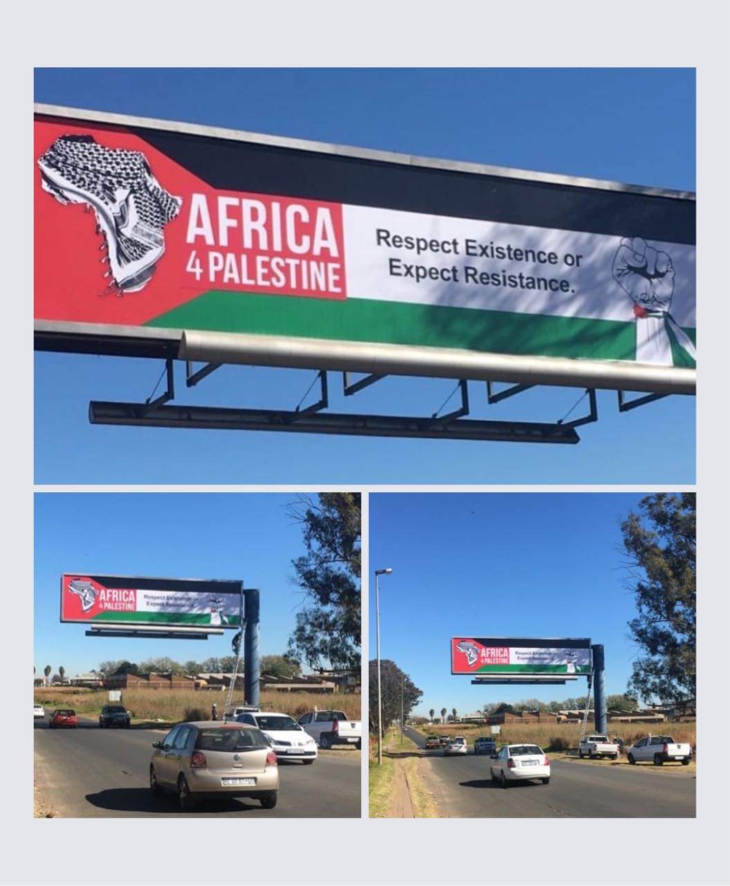 A billboard in Johannesburg, South Africa. pics