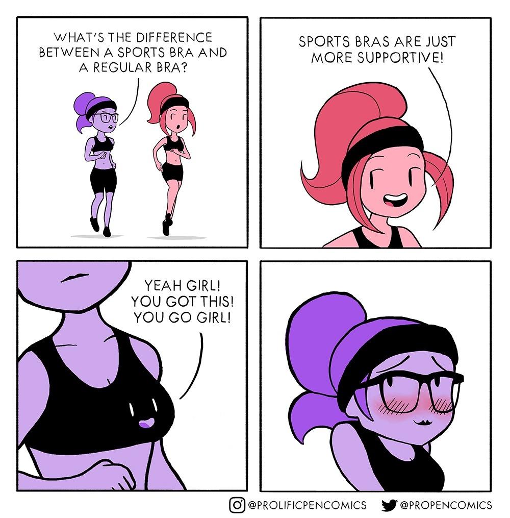 Be Like the Sports Bra r/wholesomememes