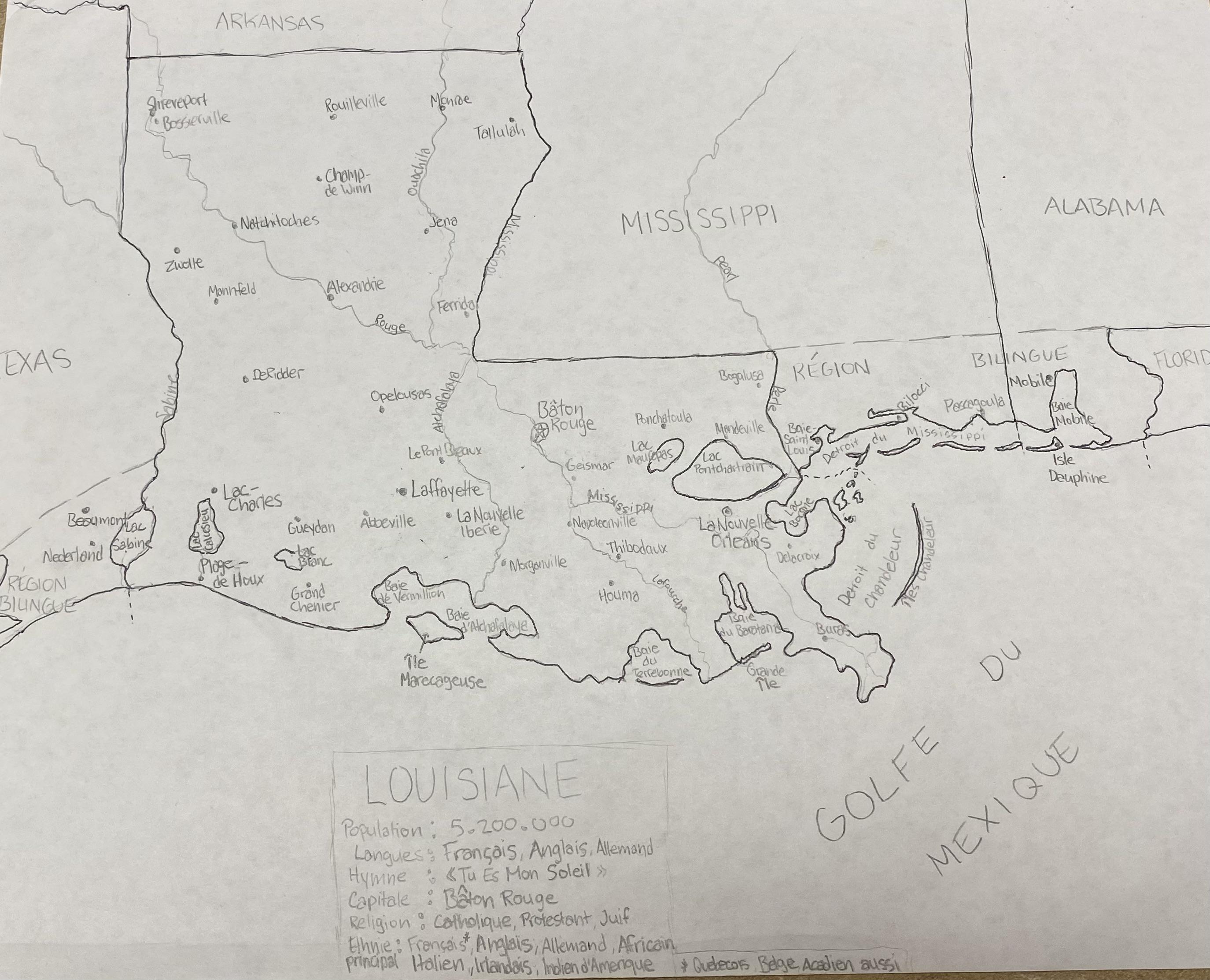 What if Louisiana was like Quebec? r/imaginarymaps