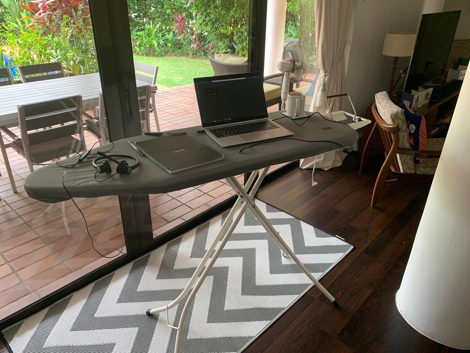 Quarantine makeshift standing desk r/funny