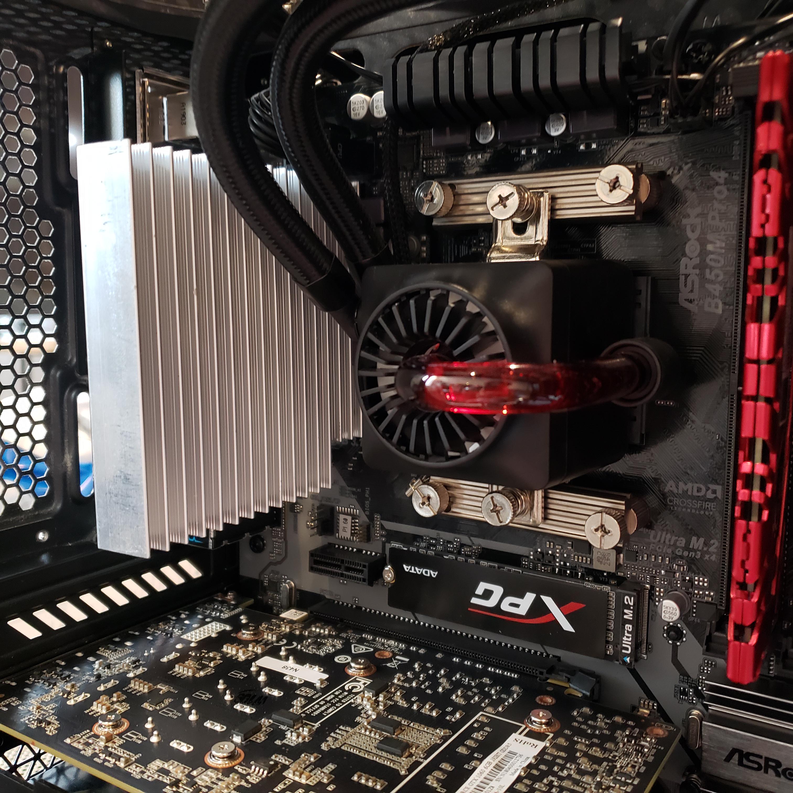 This should cool the 3phase VRM. Amd