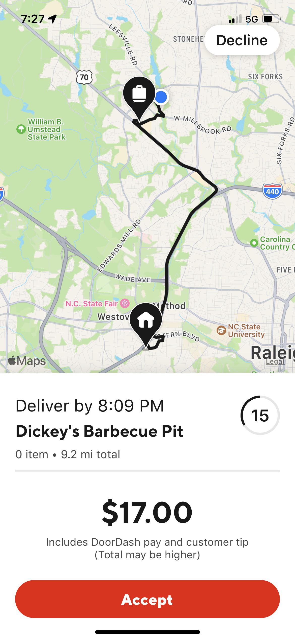 What does it mean when it’s 0 items? Like how can it even be an order