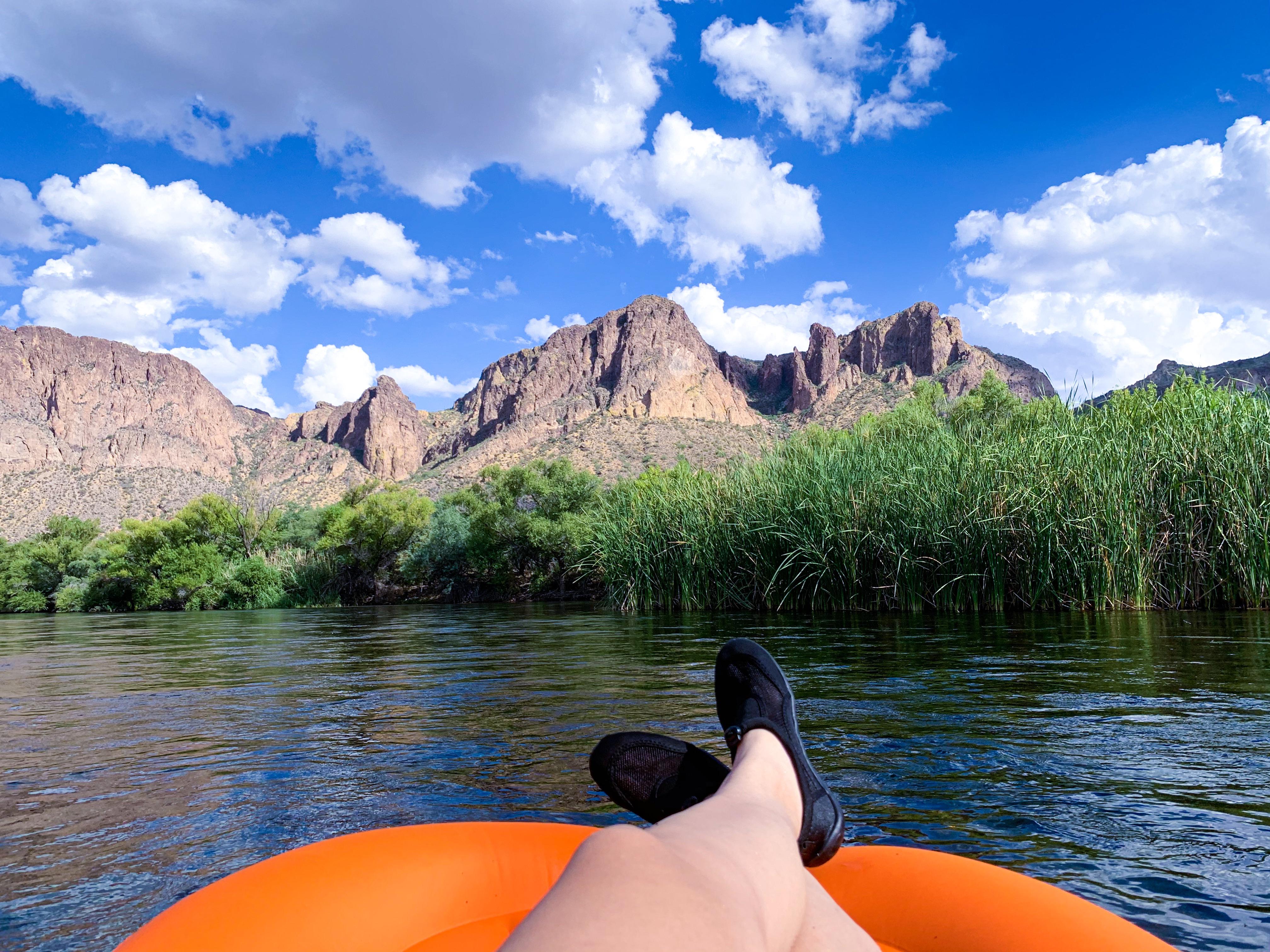 Salt Lake River Tubing. 🏞 r/arizonatrail